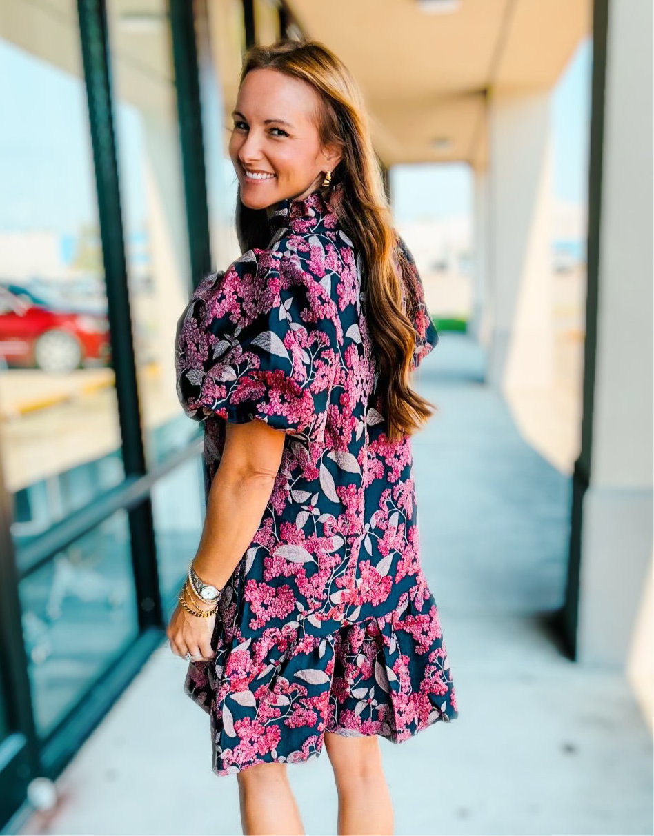 BOLD BLOOMS DRESS