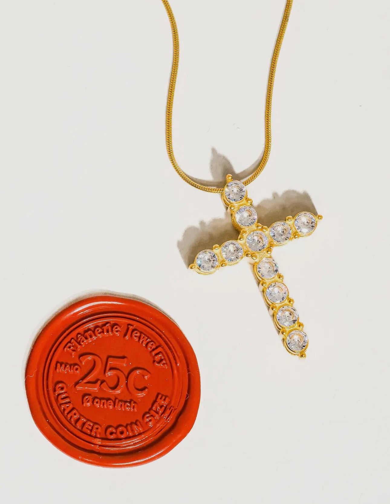 WR RAVEN CROSS NECKLACE