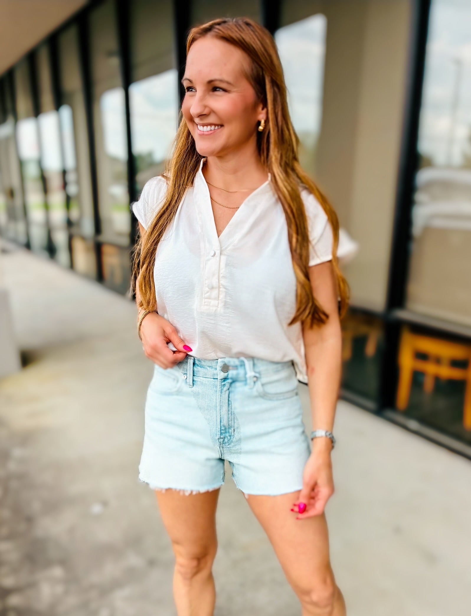 SUNNY DAYS DENIM SHORTS