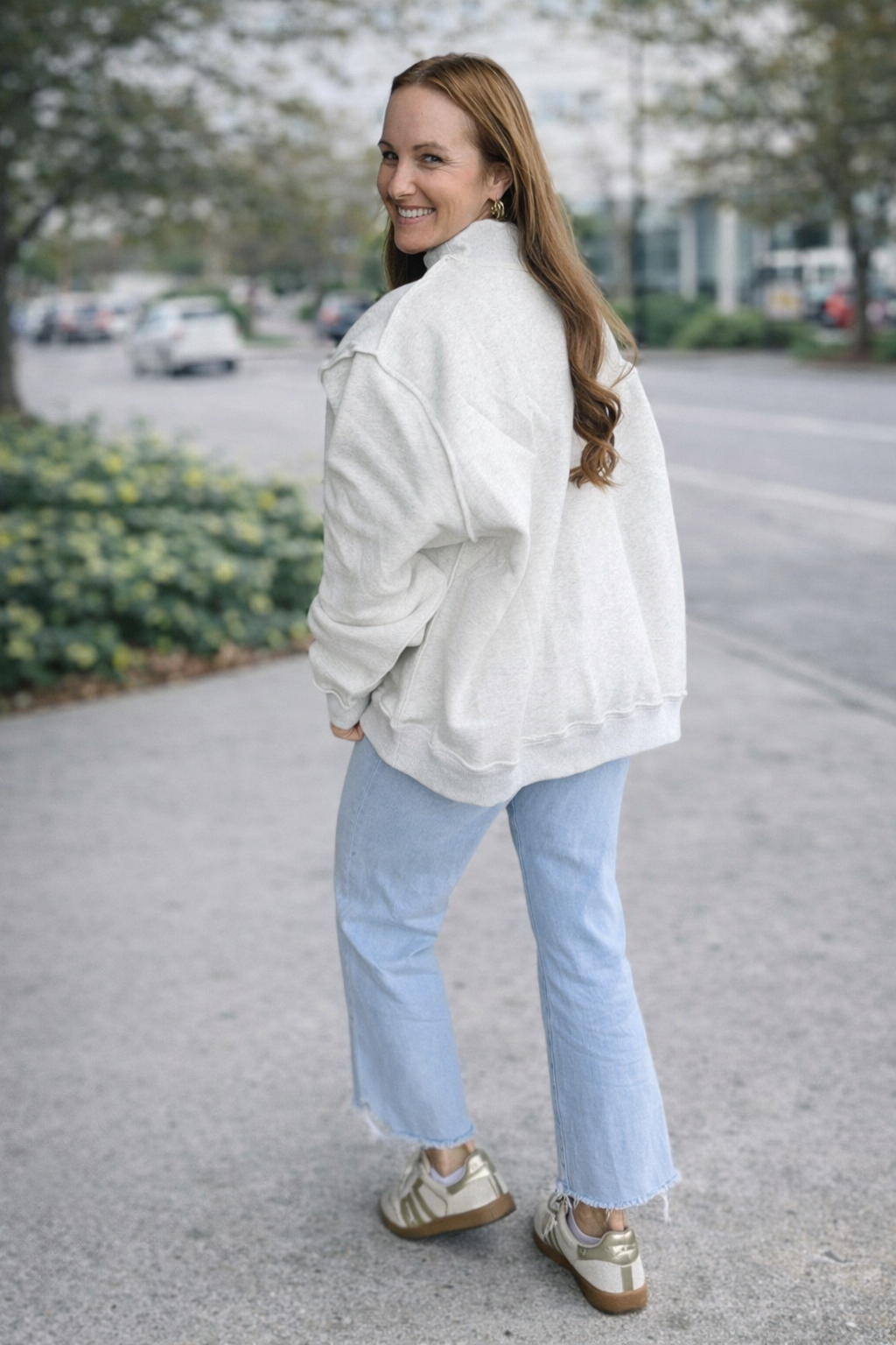 JESUS MOCK NECK SWEATSHIRT