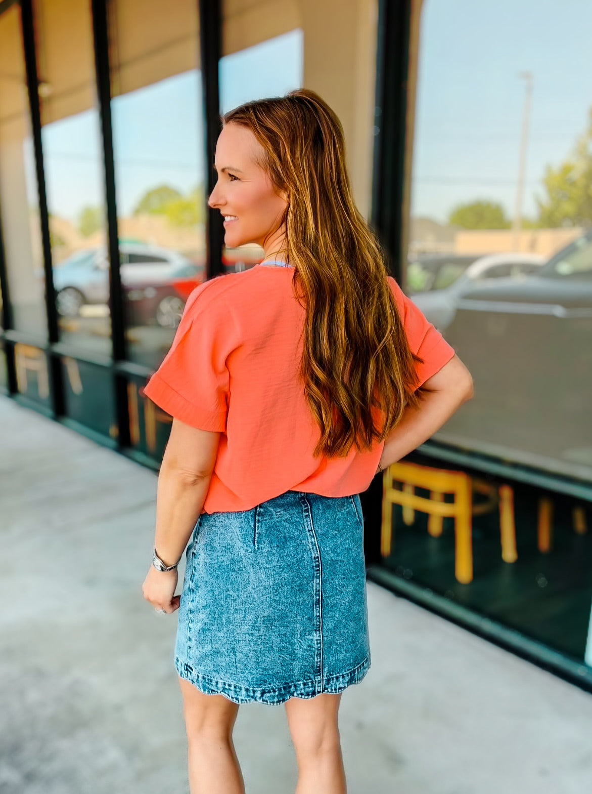 SADIE DENIM SKIRT