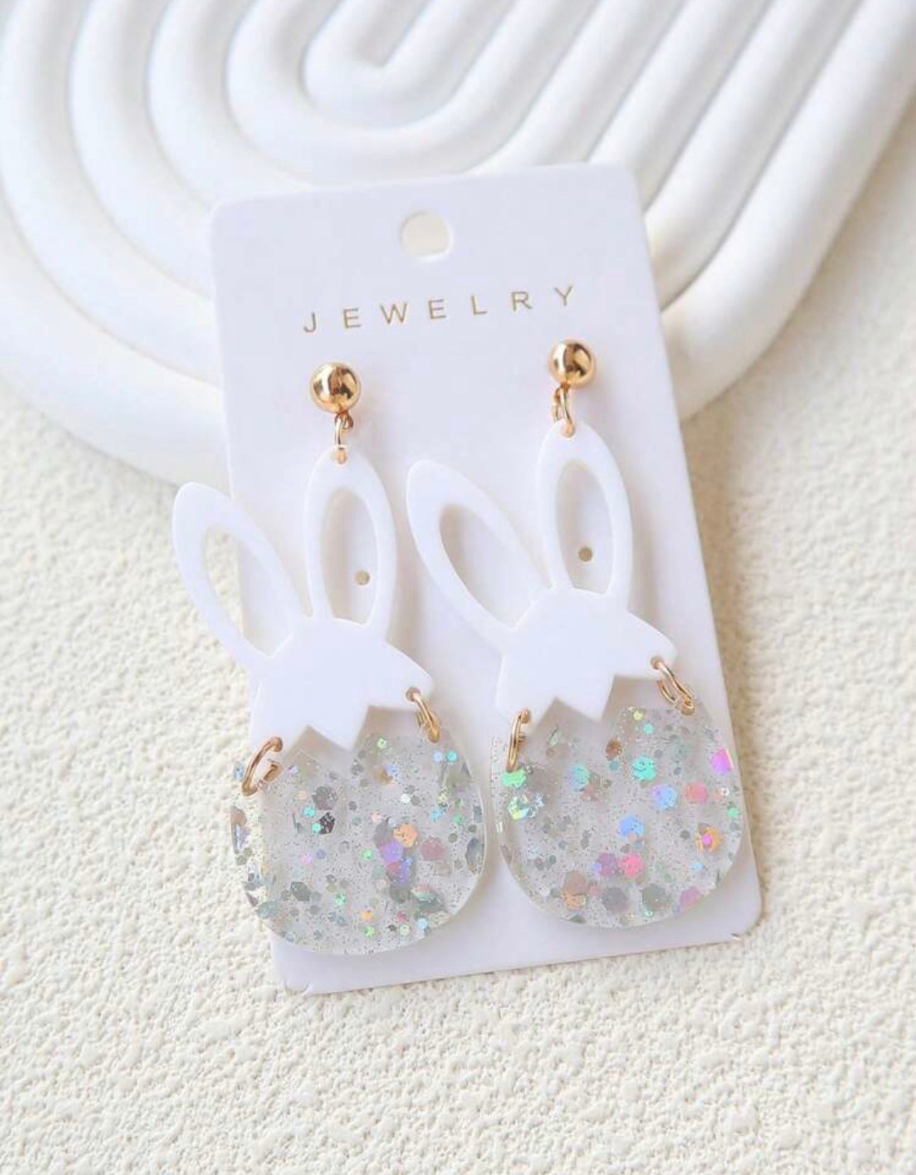 BUNNY & EGG EARRINGS