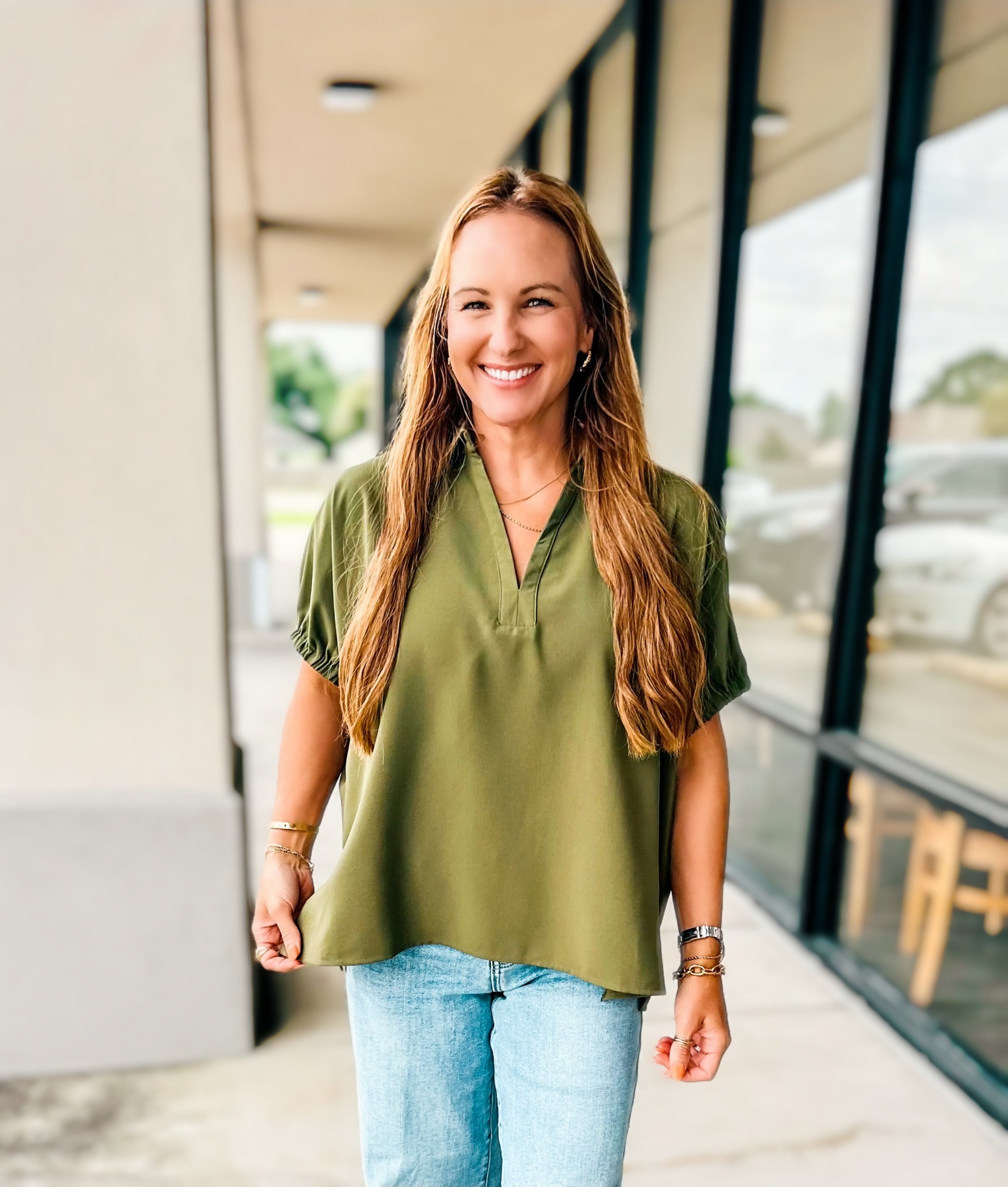 OLIVE YOU FOREVER TOP