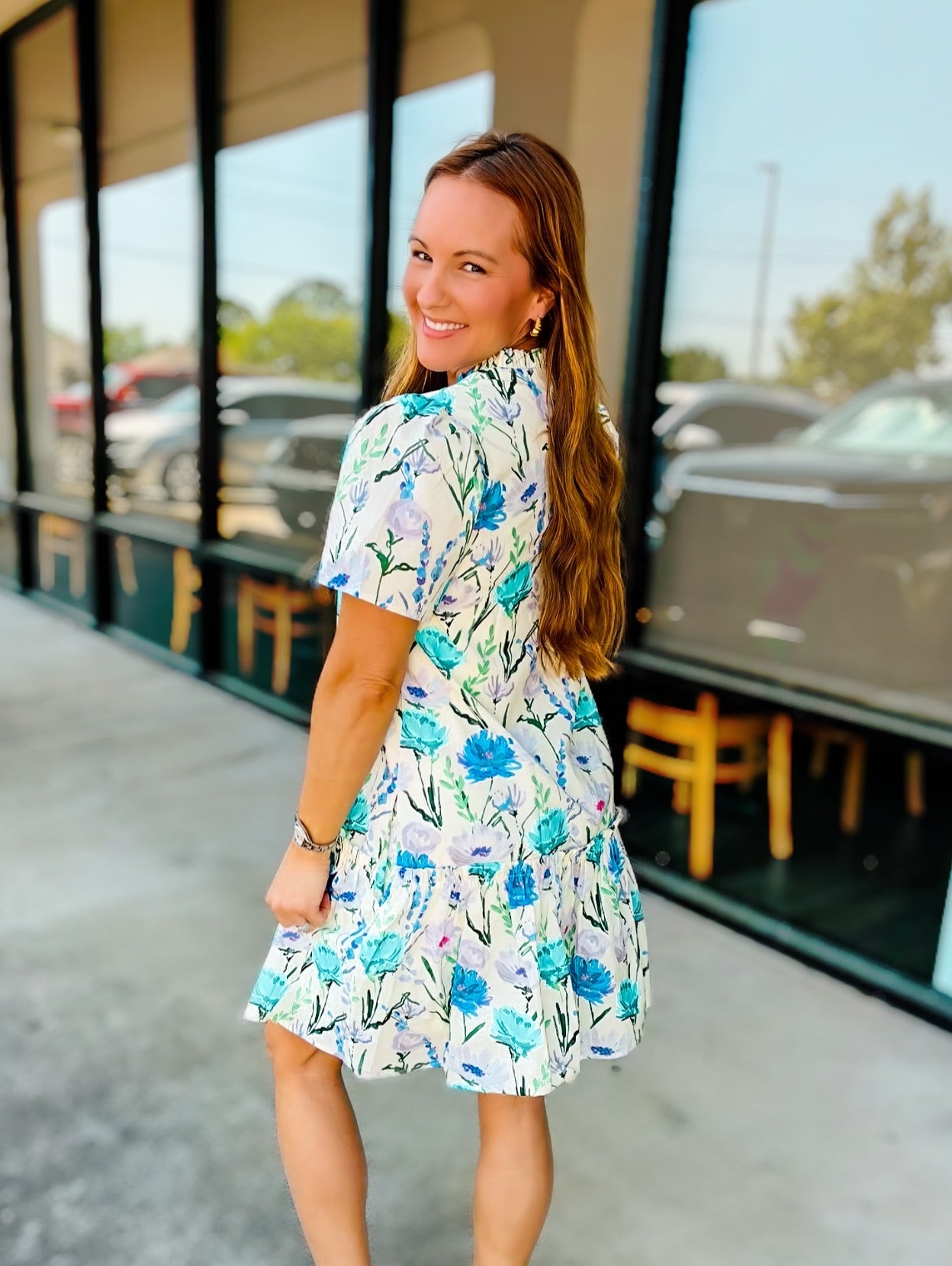 SWEET FLORALS MINI DRESS