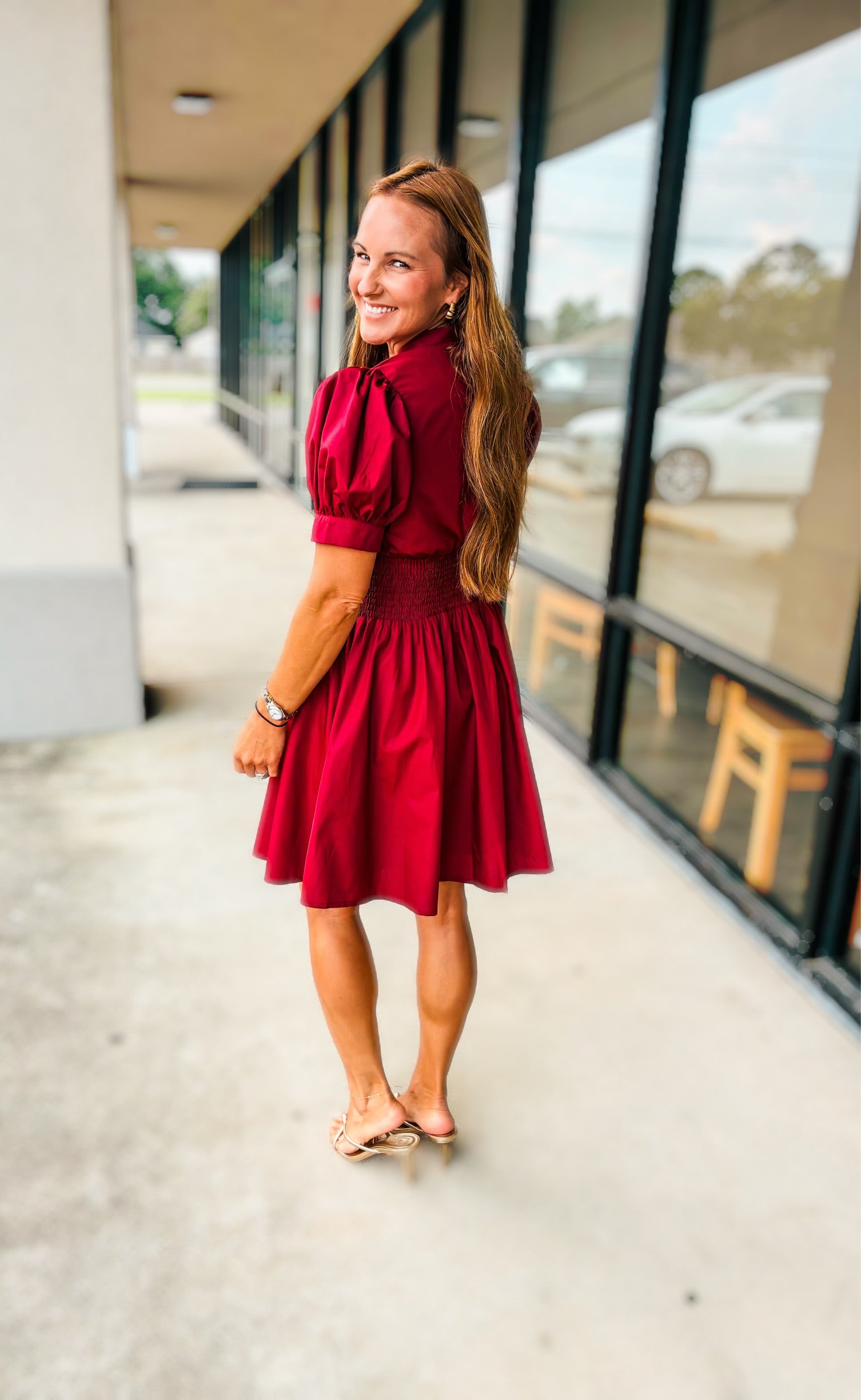 CRIMSON HOUR DRESS