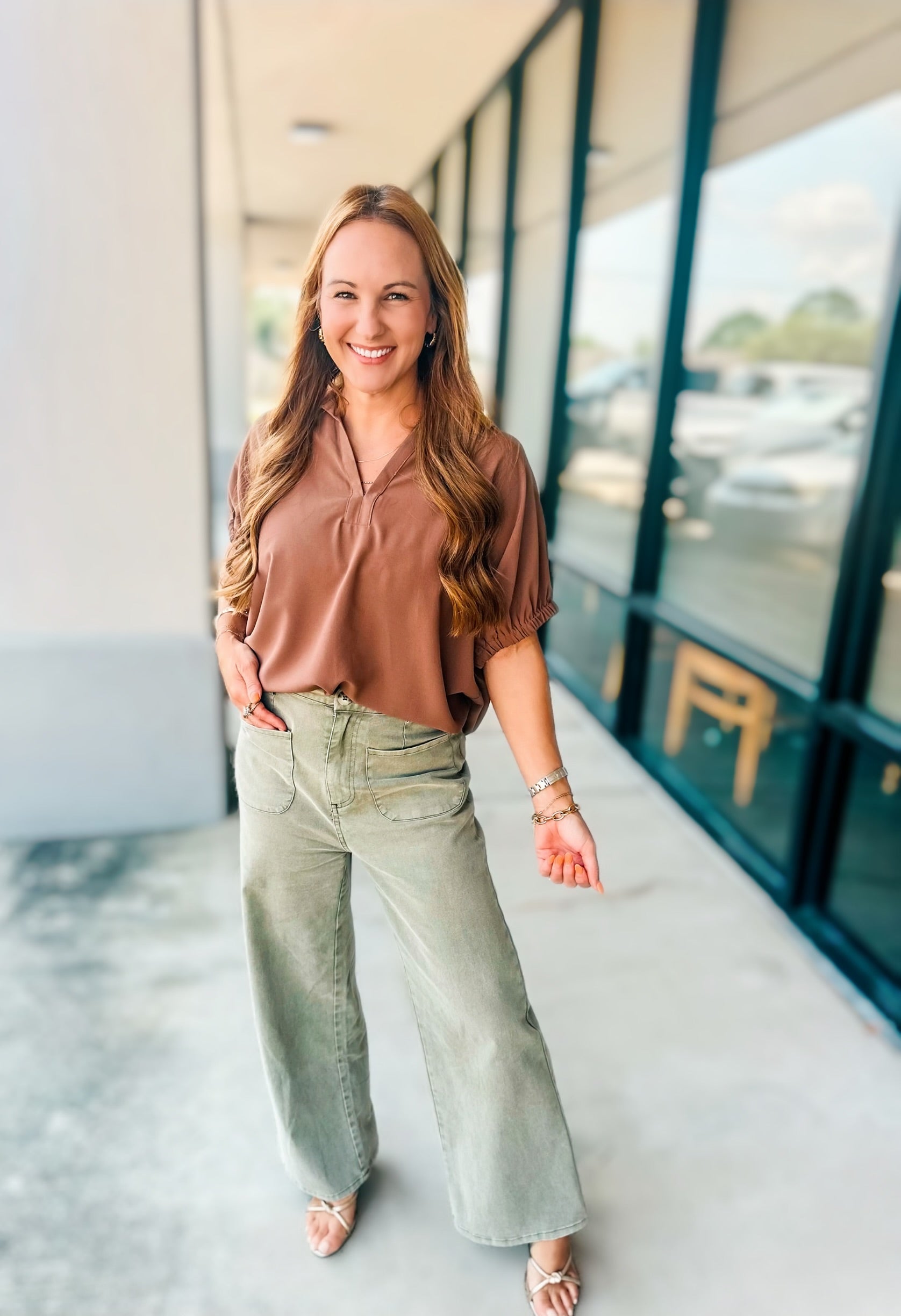 OLIVE YOU FOREVER TOP