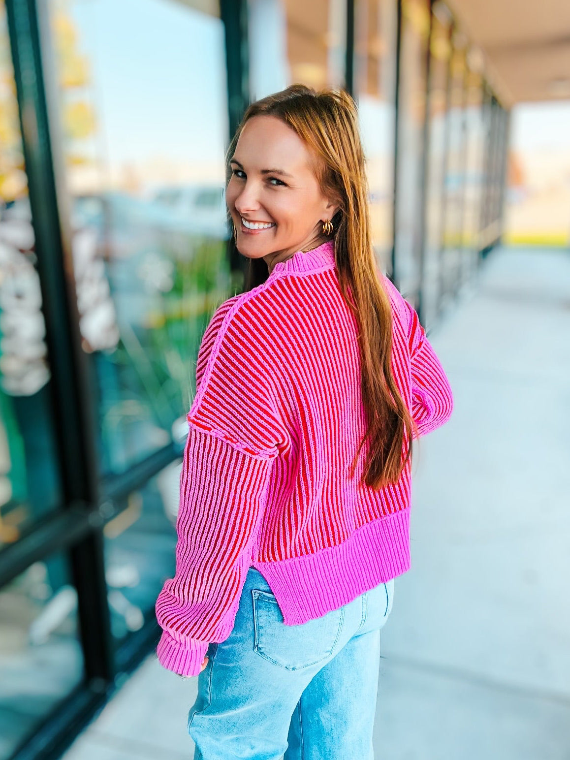 CANDY STRIPE SWEATER