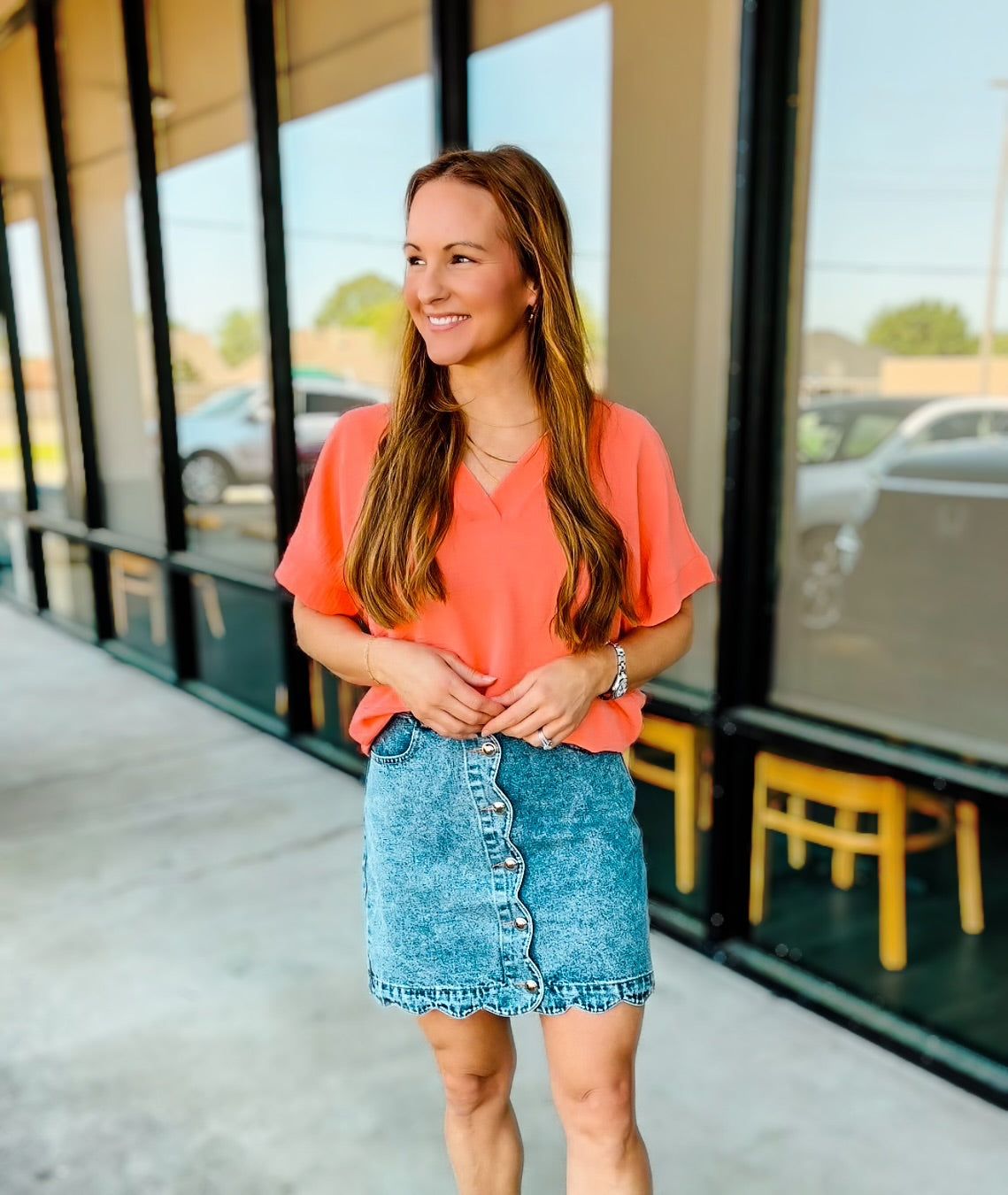 SADIE DENIM SKIRT