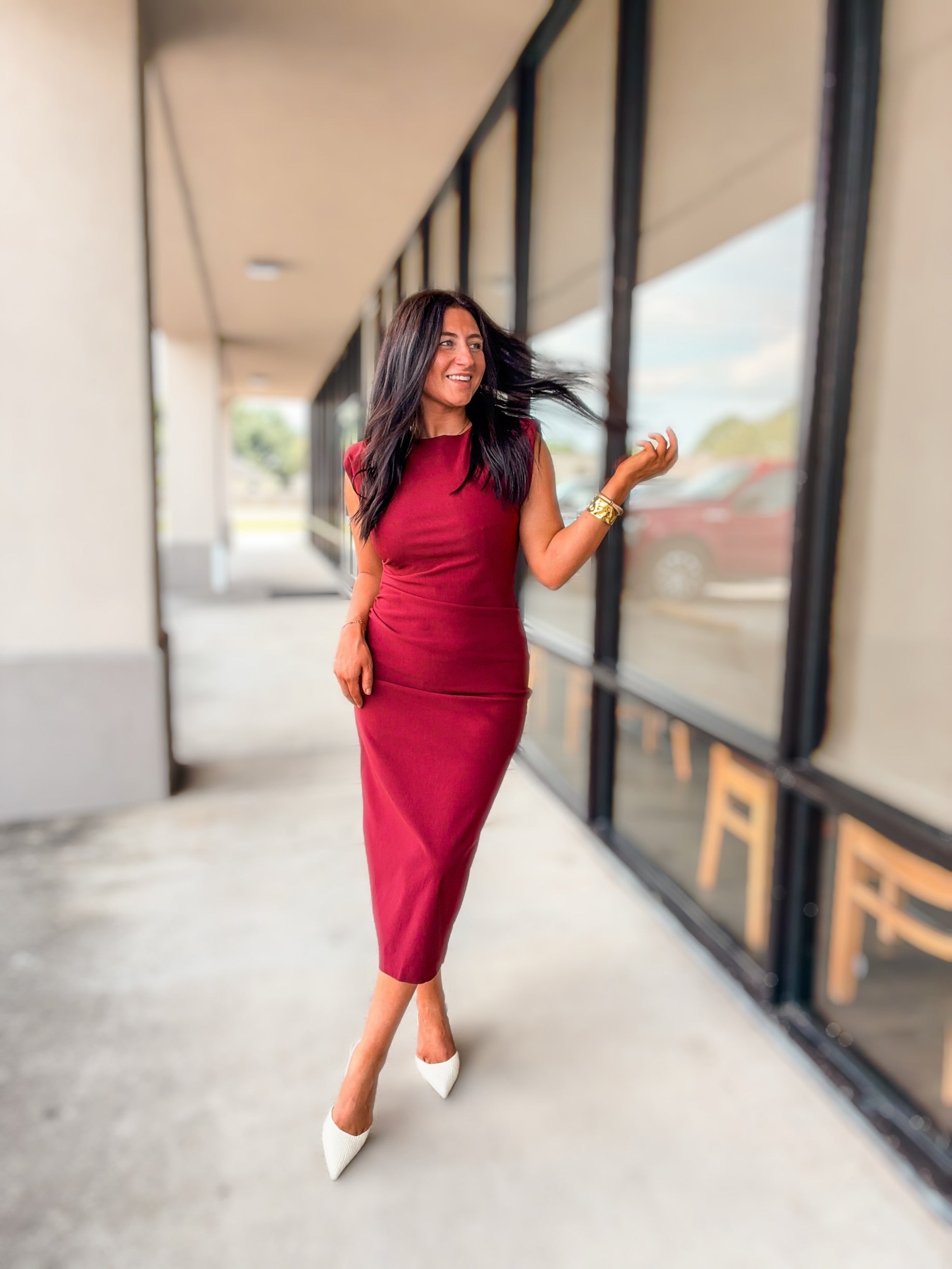 CRIMSON ALLURE DRESS
