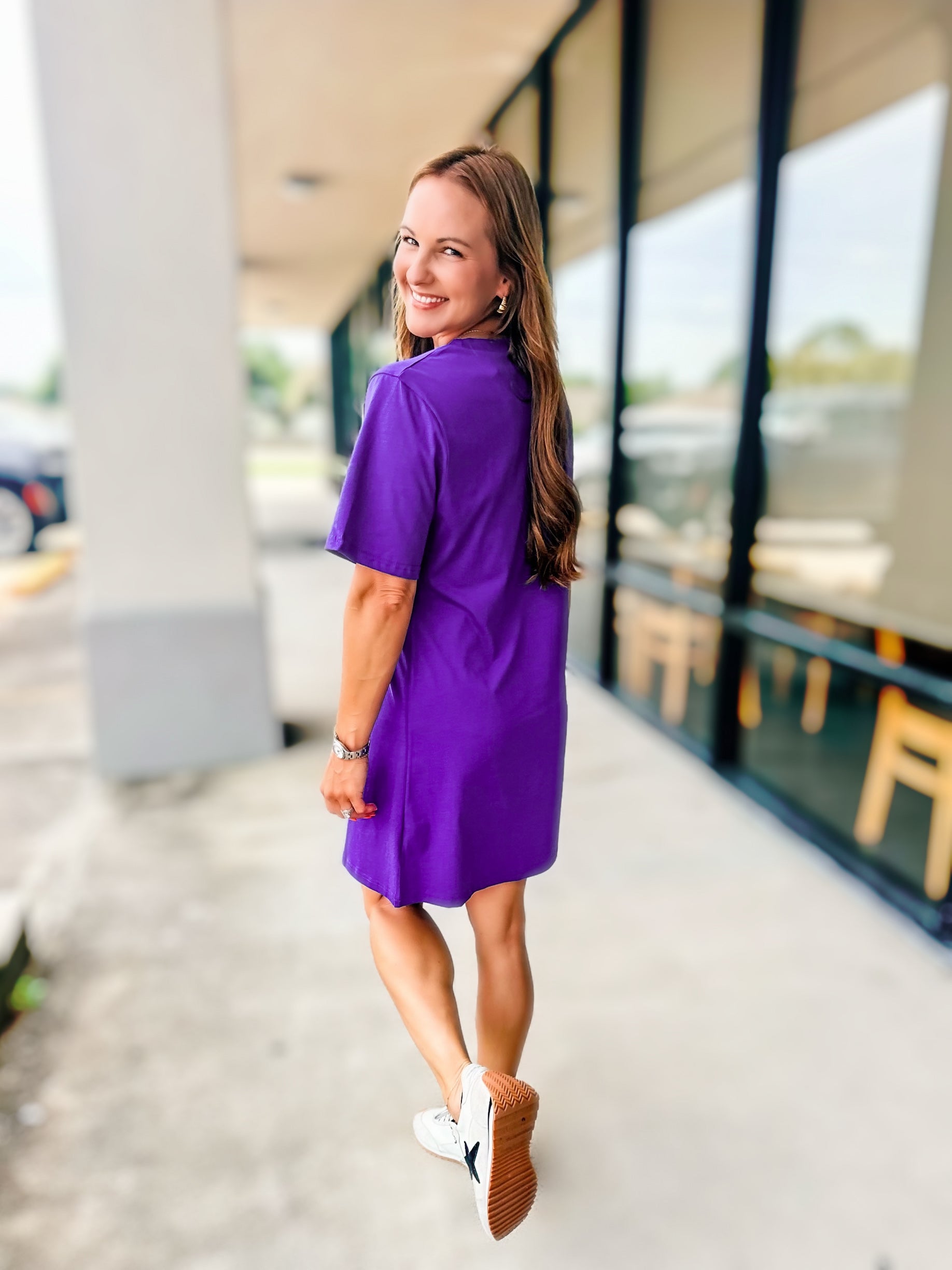SEQUIN TIGER T-SHIRT DRESS