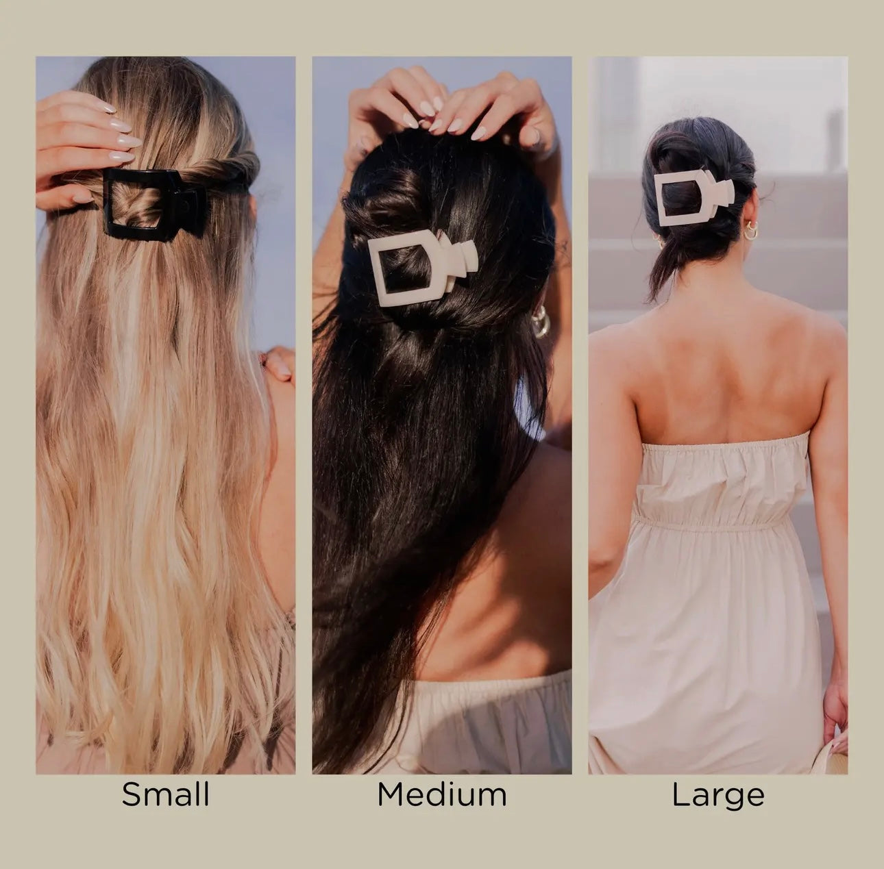 TELETIES FLAT HAIR CLIP