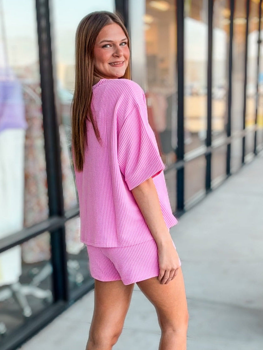 ALL GOING WELL RIBBED SET