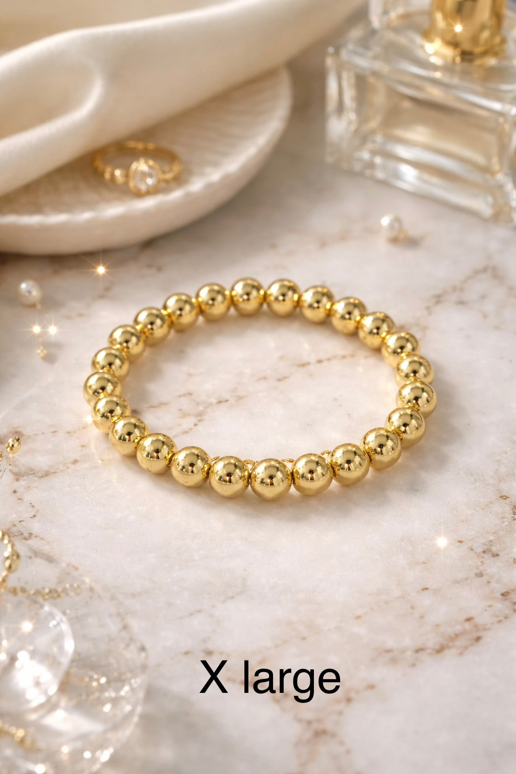 BALL BEADED STRETCH BRACELET