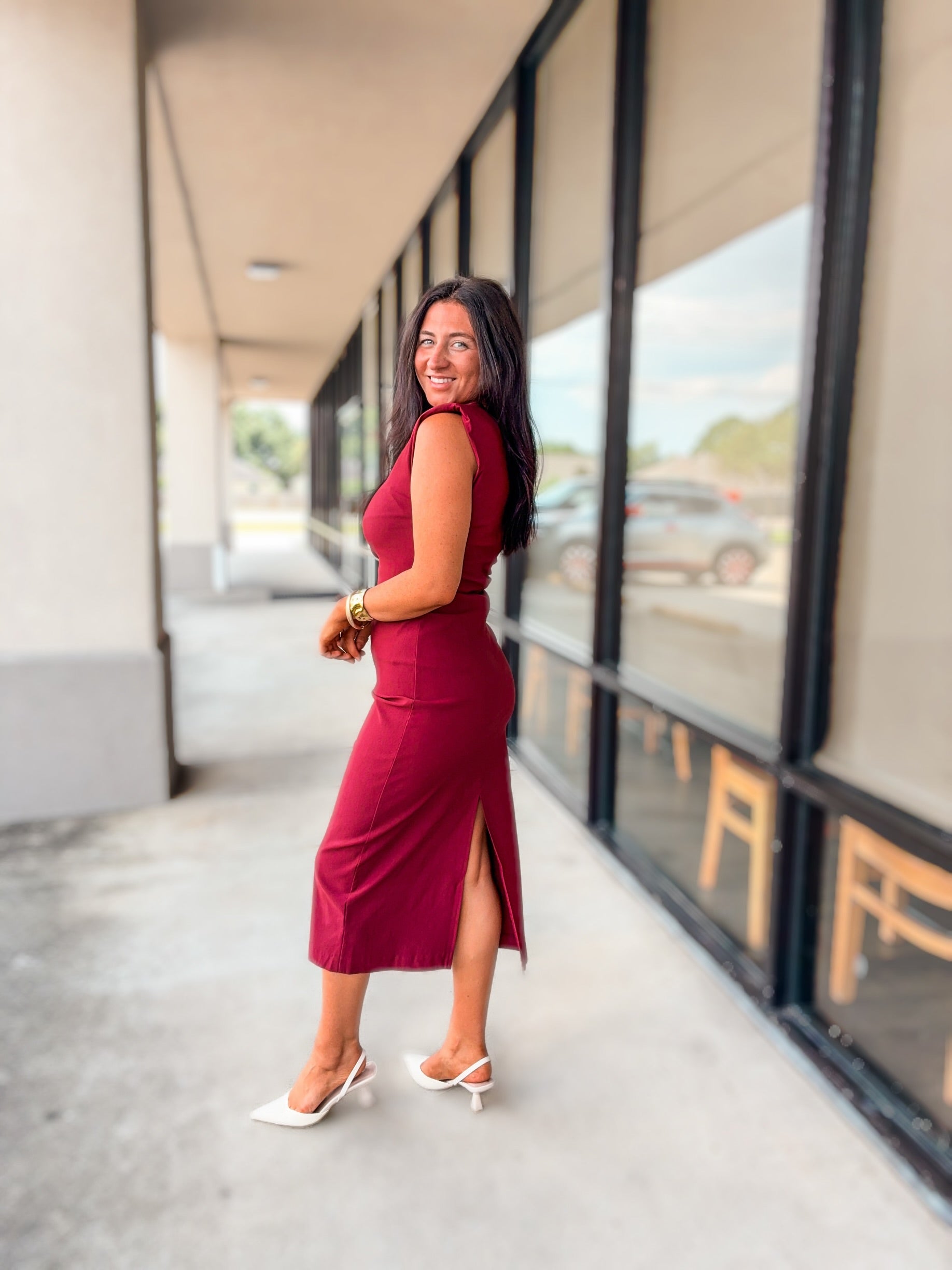 CRIMSON ALLURE DRESS