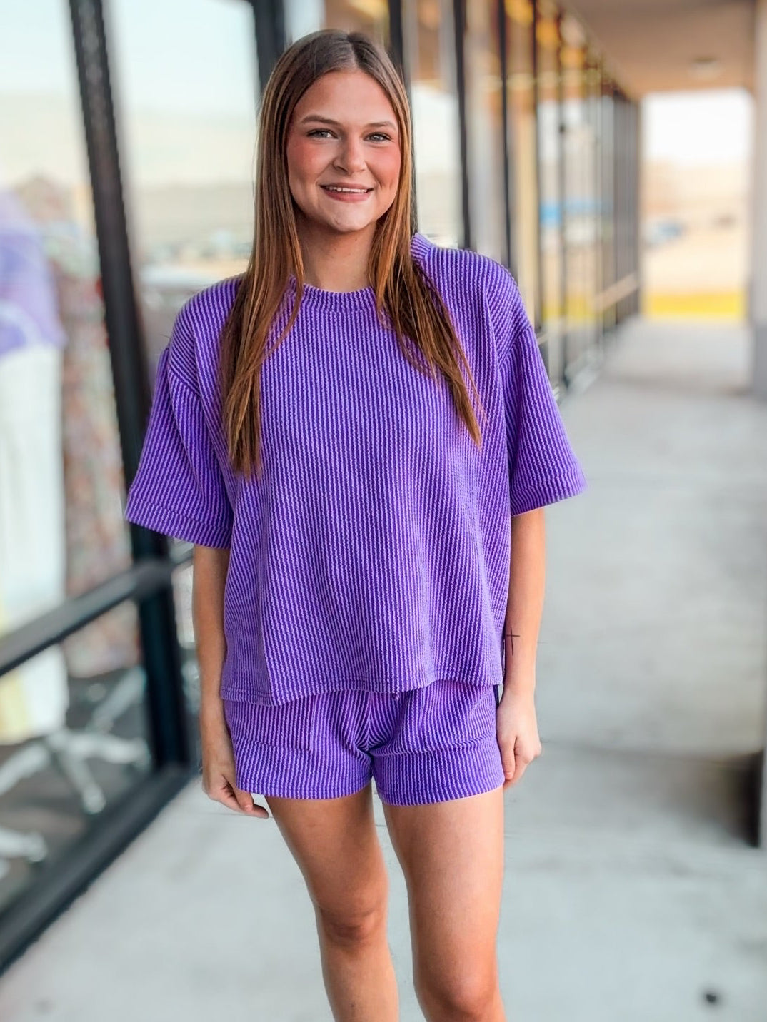 ALL GOING WELL RIBBED SET