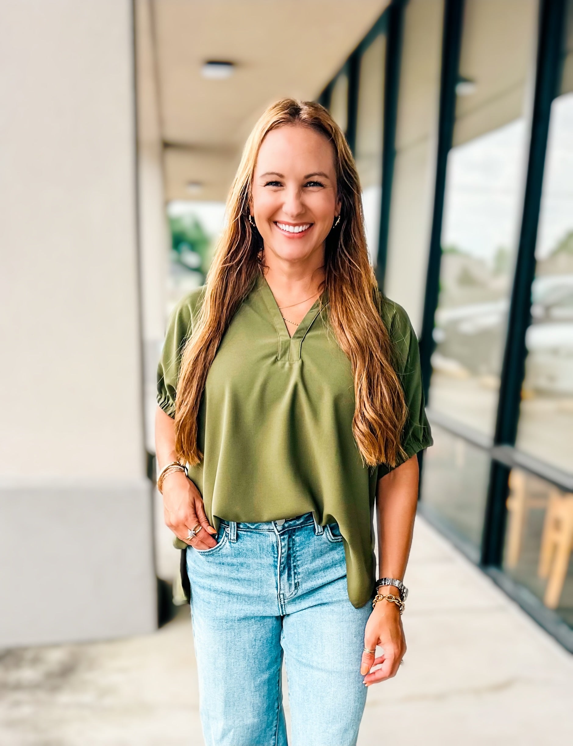 OLIVE YOU FOREVER TOP