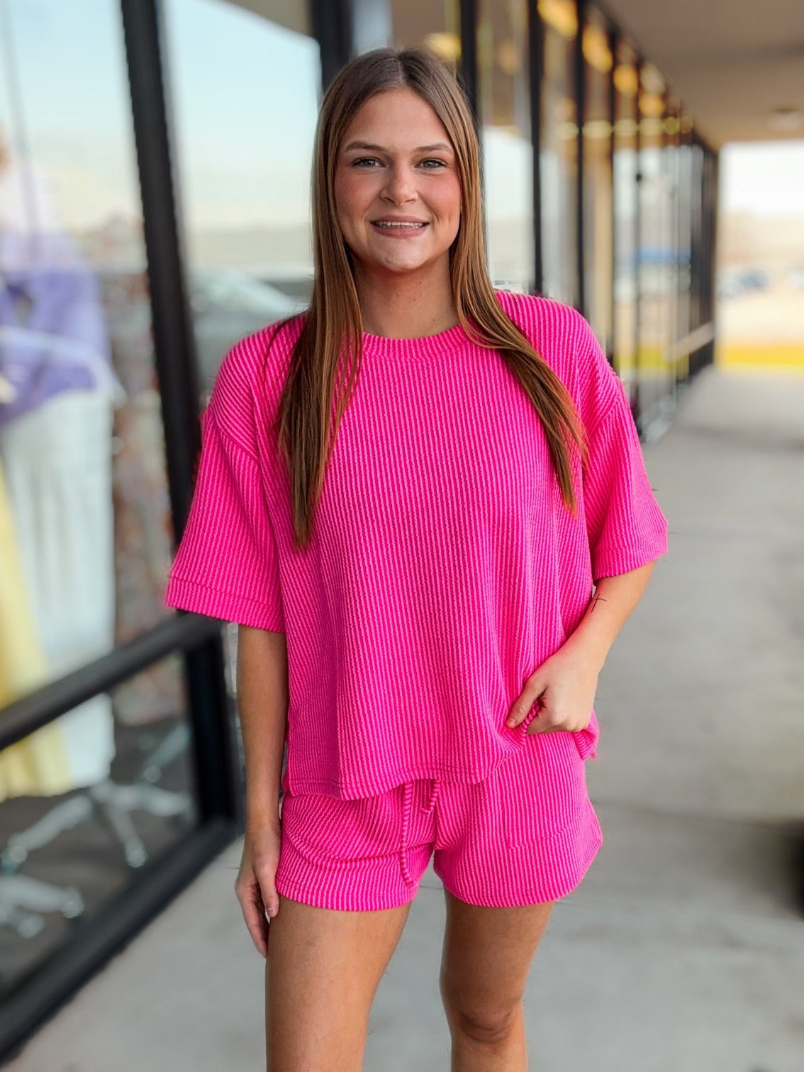 ALL GOING WELL RIBBED SET