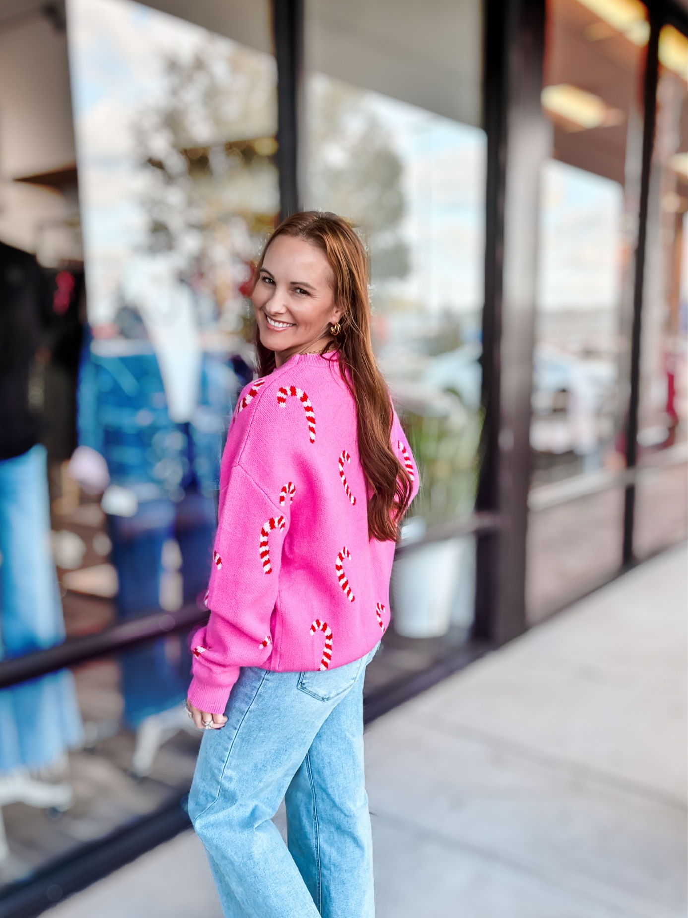 PEPPERMINT PARTY SWEATER