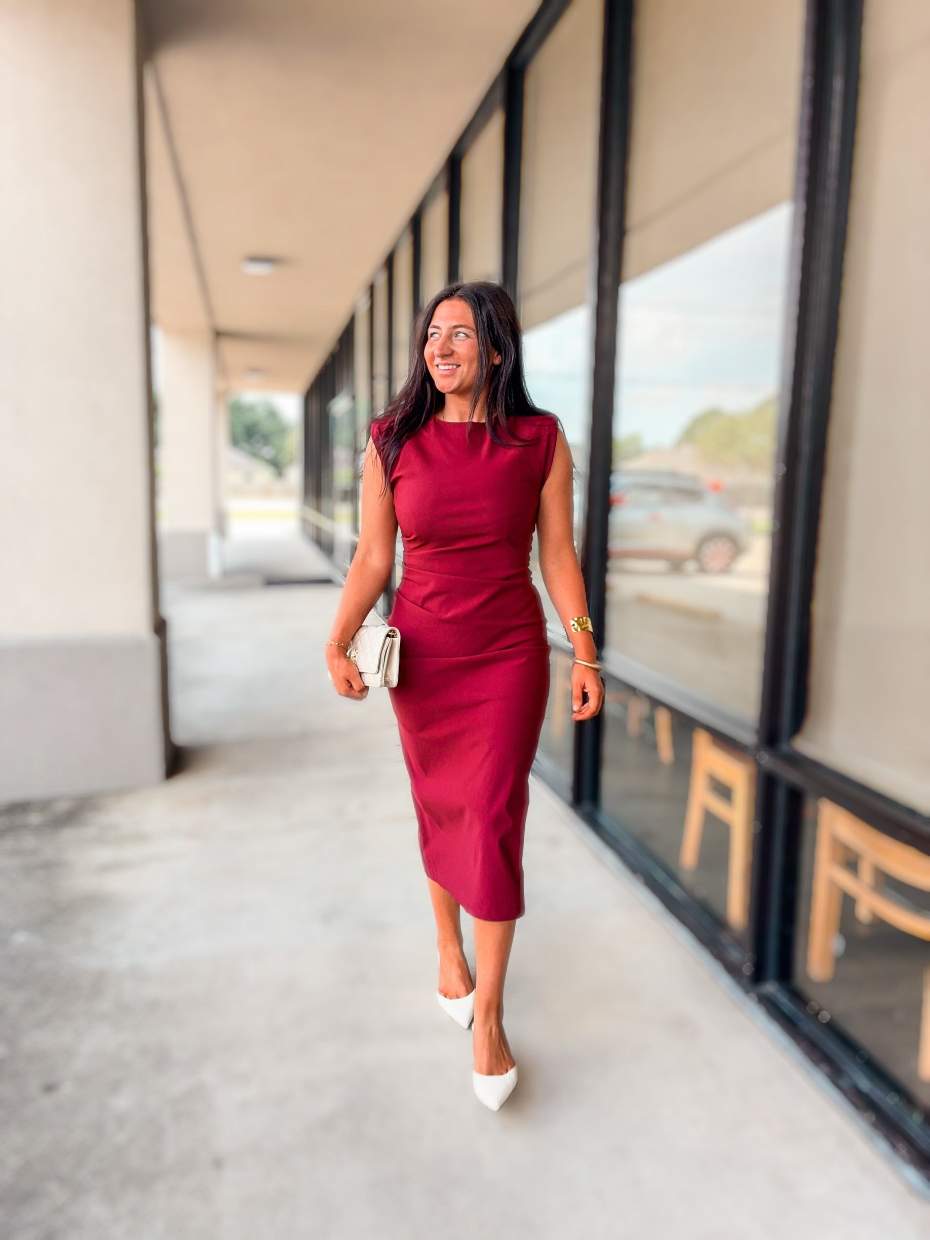 CRIMSON ALLURE DRESS