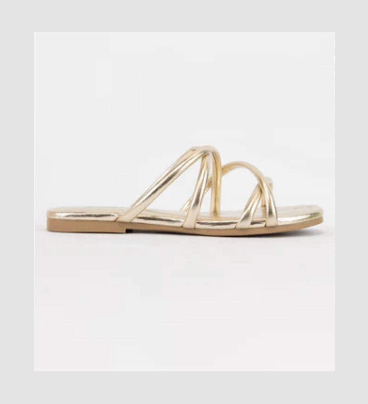 EASY GLAM GOLD SANDAL