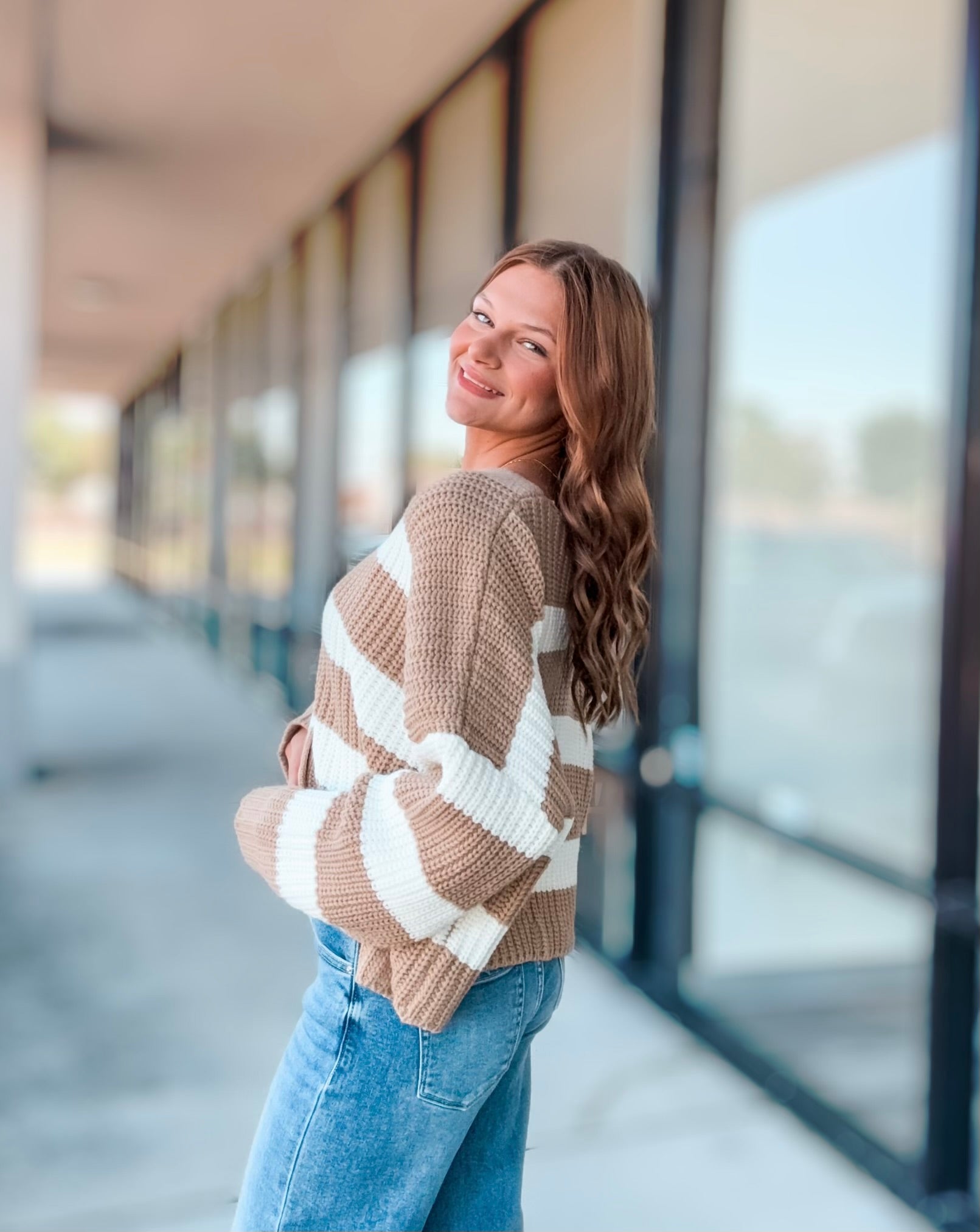COASTAL STRIPE CARDIGAN