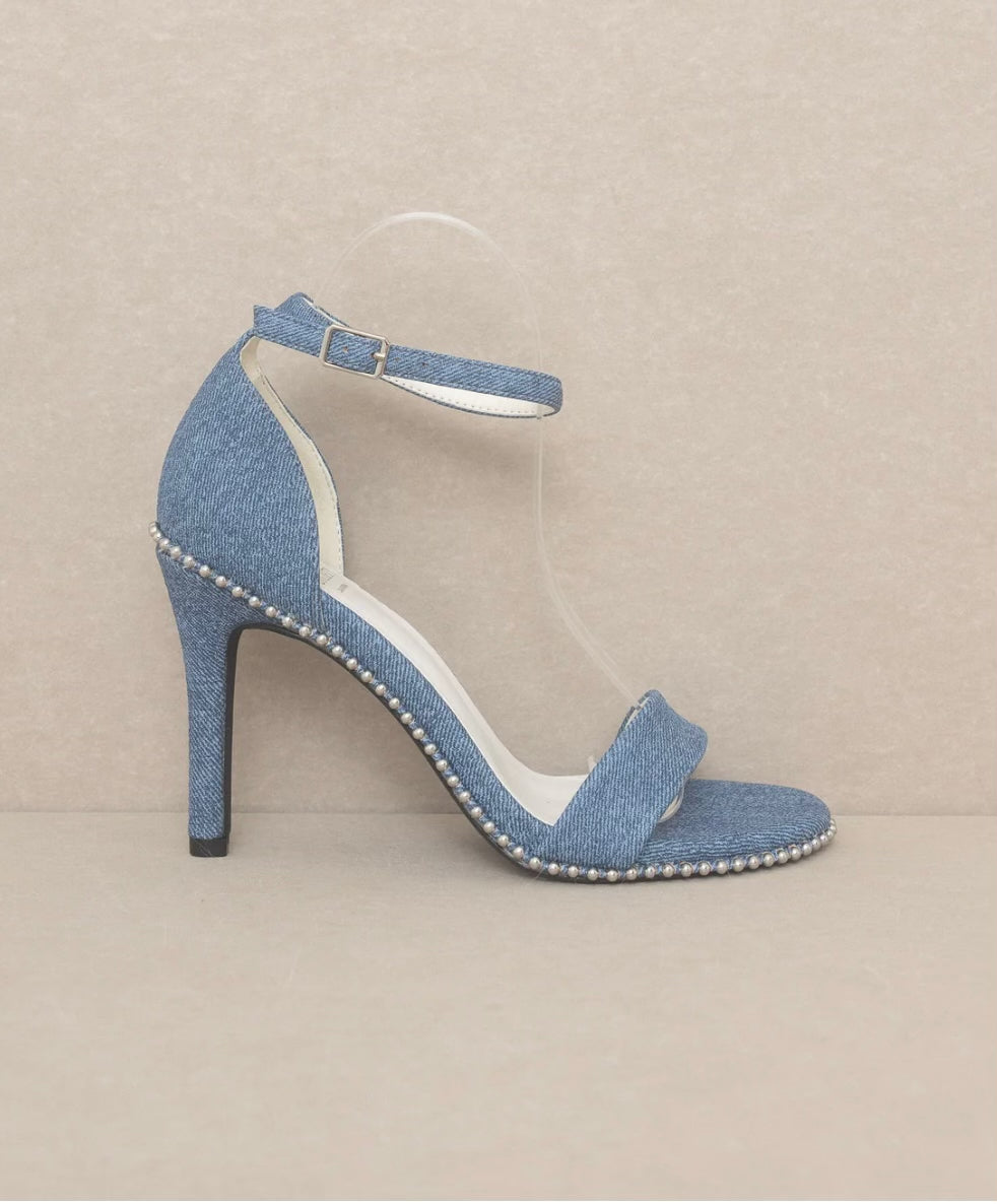 DUBLIN DENIM HEEL