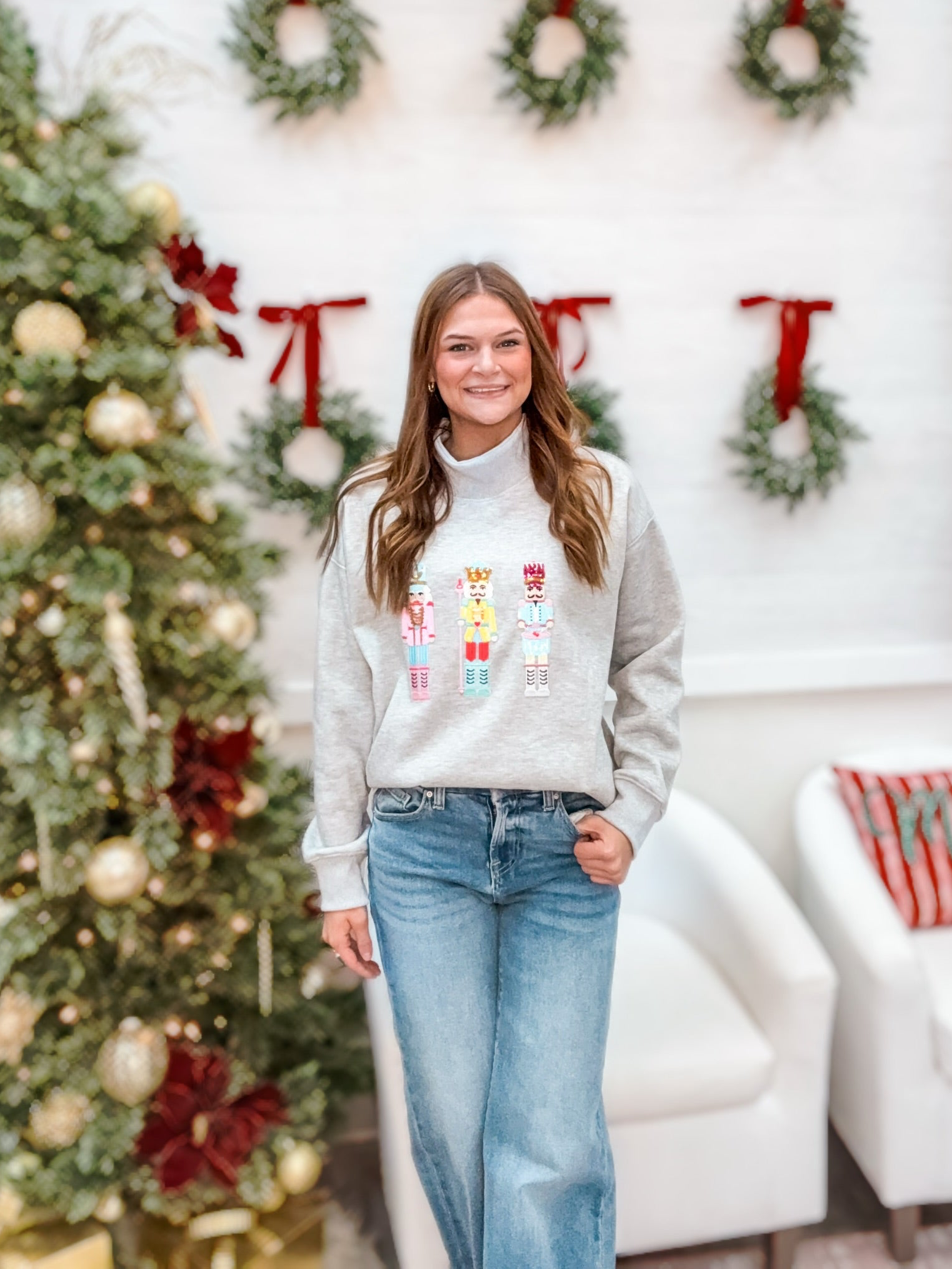 NUTCRACKER CREW SWEATSHIRT