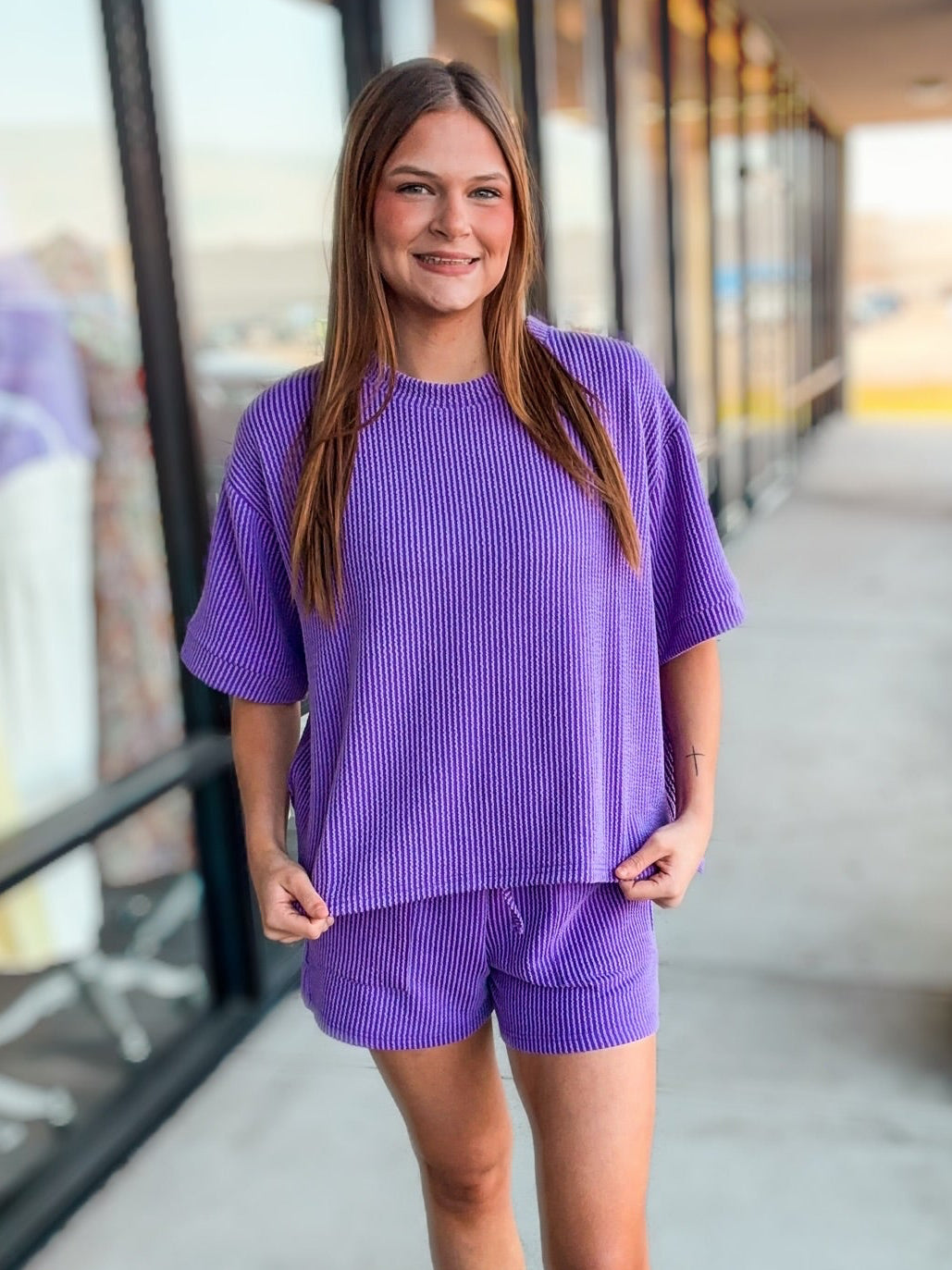 ALL GOING WELL RIBBED SET