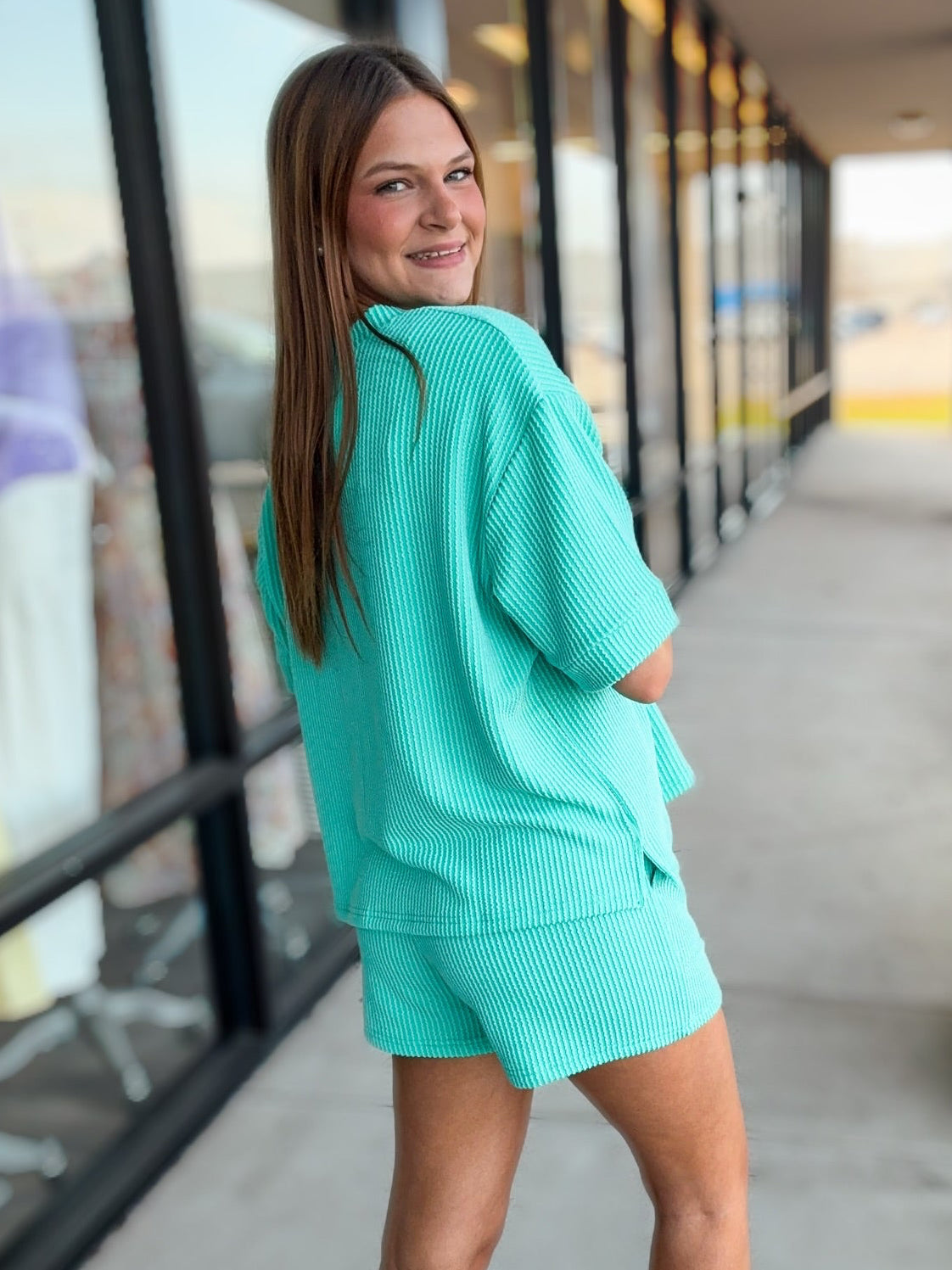 ALL GOING WELL RIBBED SET