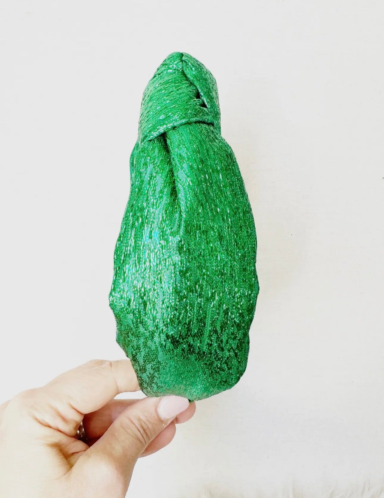 GREEN SHIMMER HEADBAND