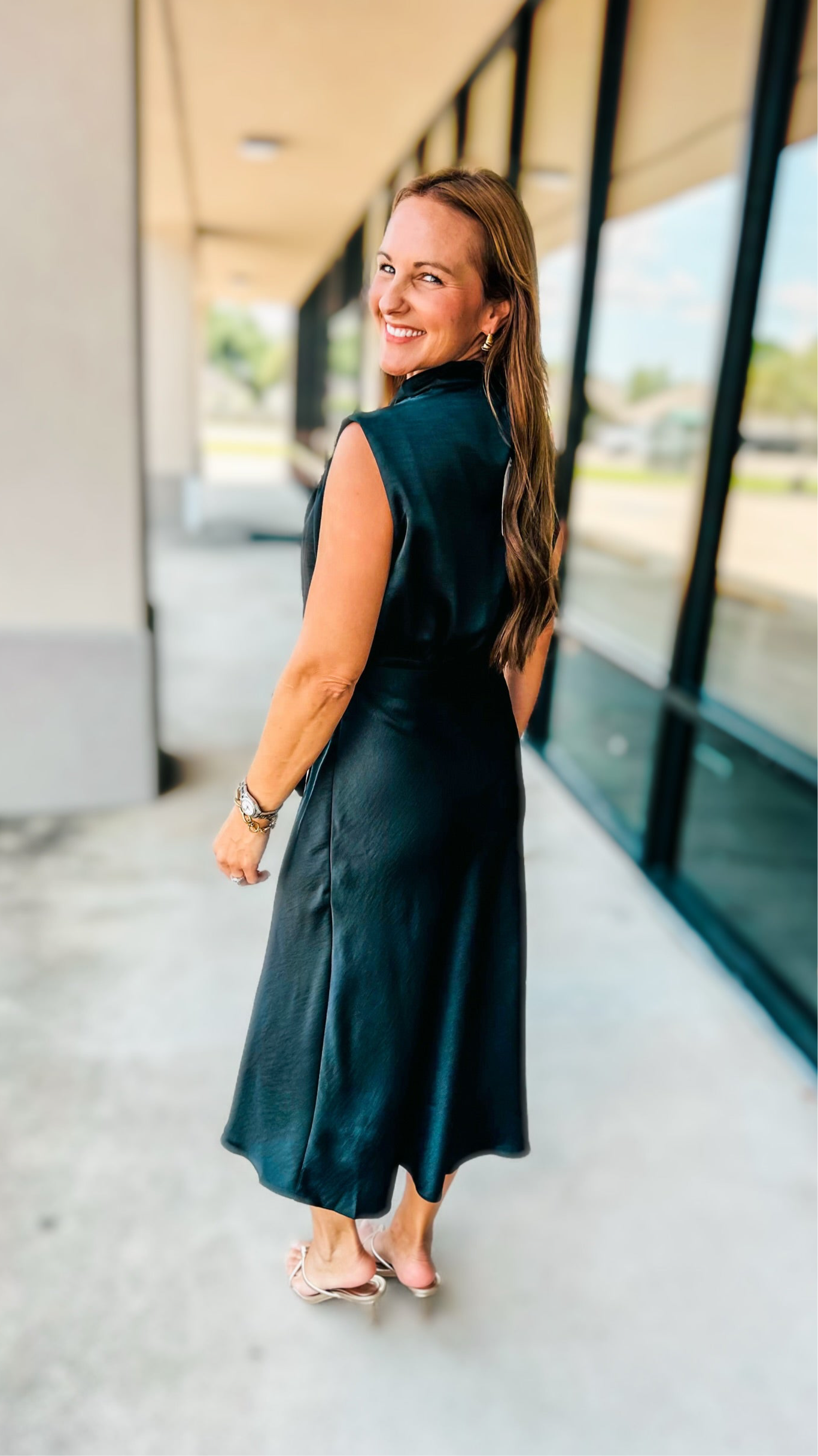 NOIR BELLE MIDI DRESS