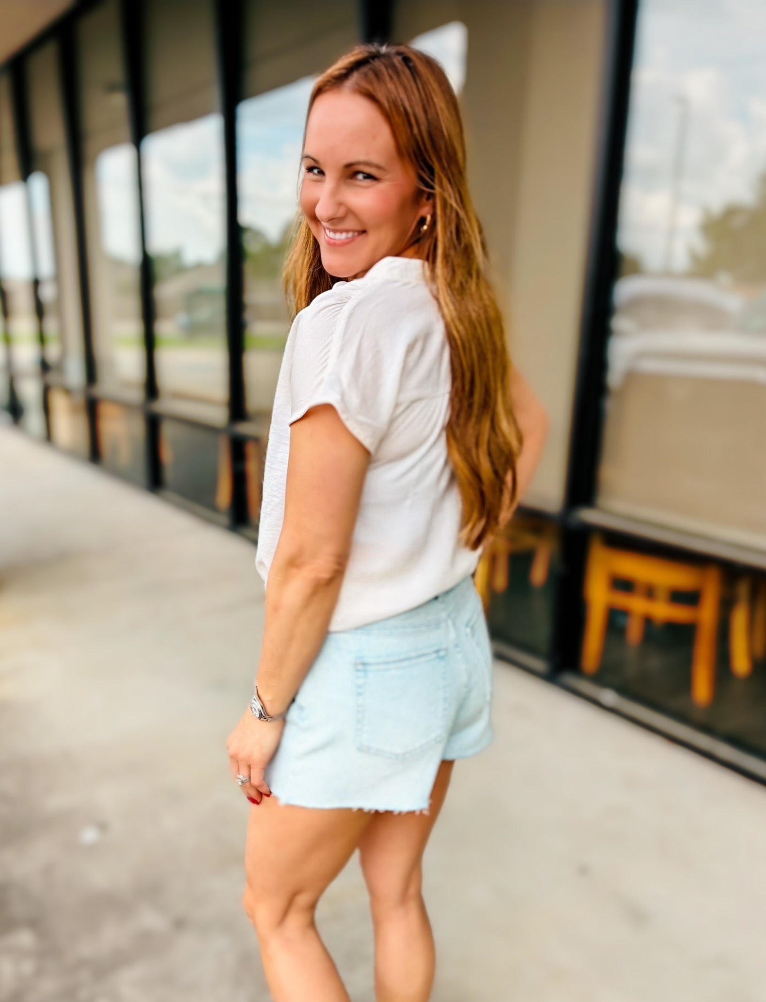 SUNNY DAYS DENIM SHORTS
