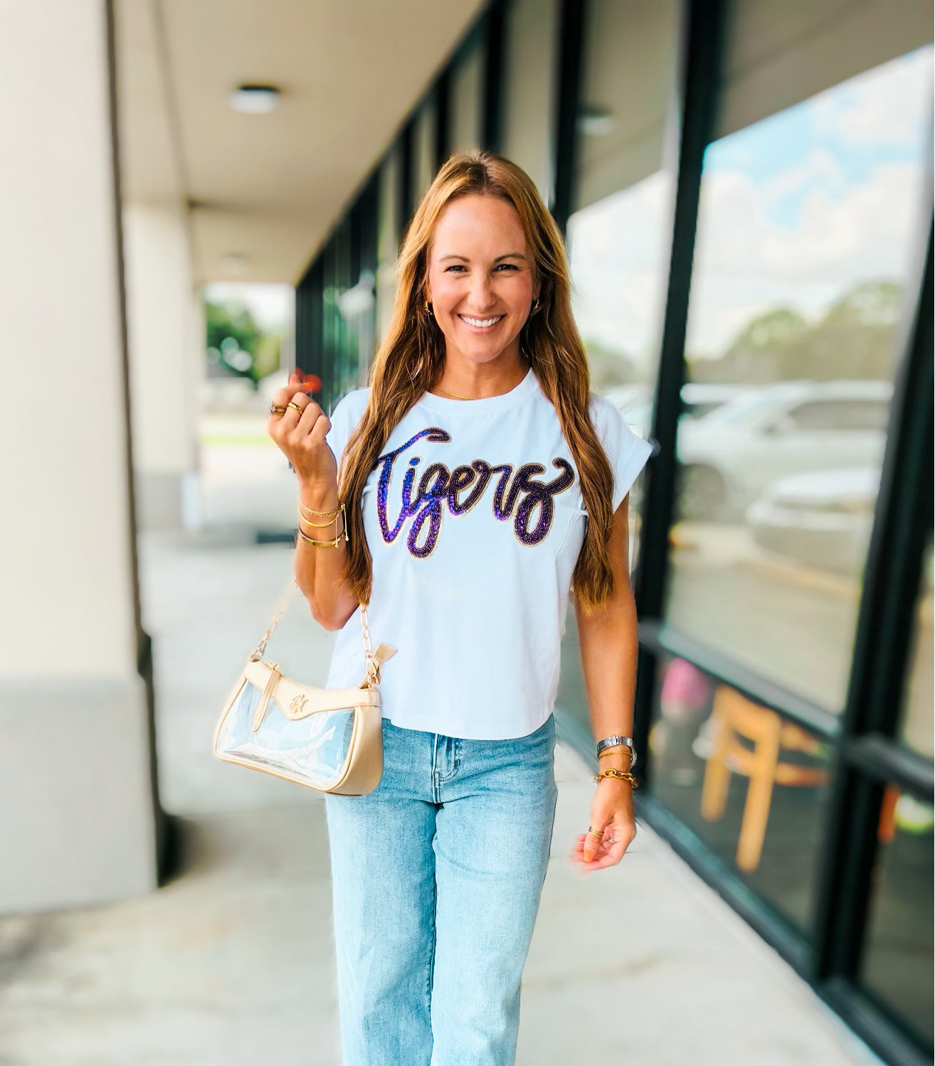 GAME DAY GLITZ TOP