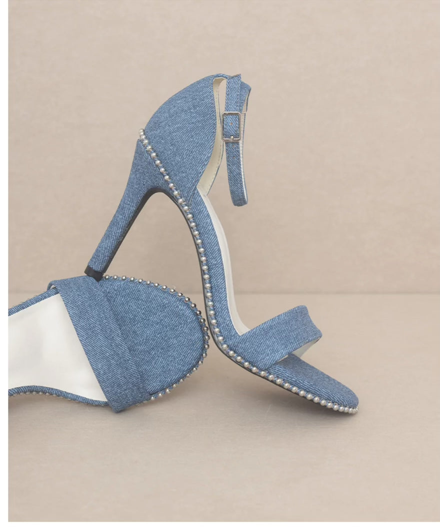 DUBLIN DENIM HEEL