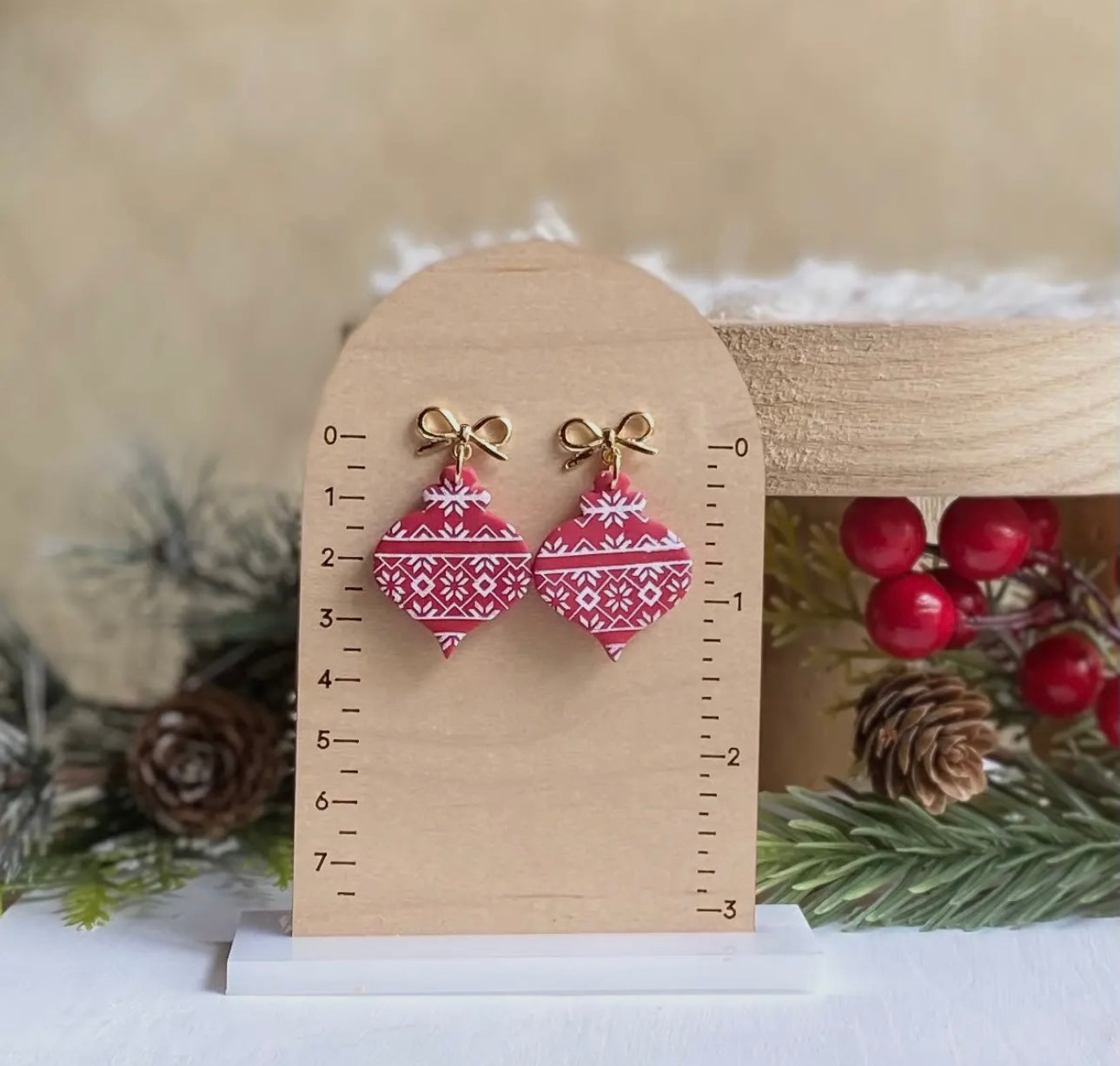 HOLIDAY CLAY EARRINGS