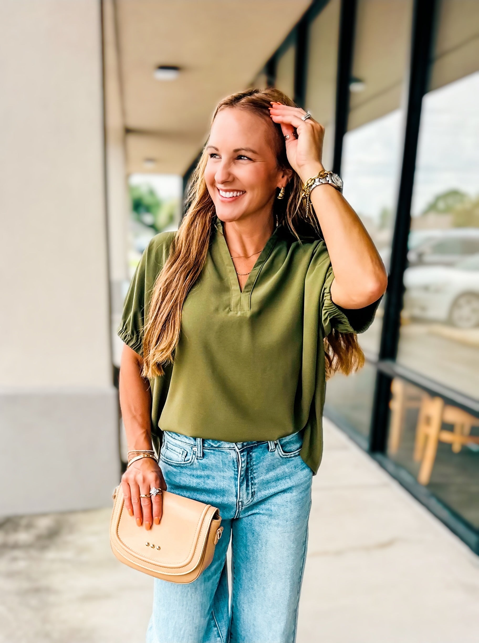 OLIVE YOU FOREVER TOP