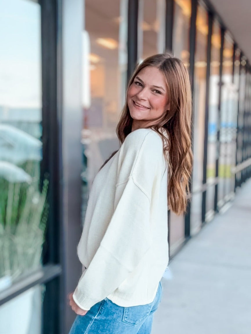 PEPPERMINT LATTE SWEATER