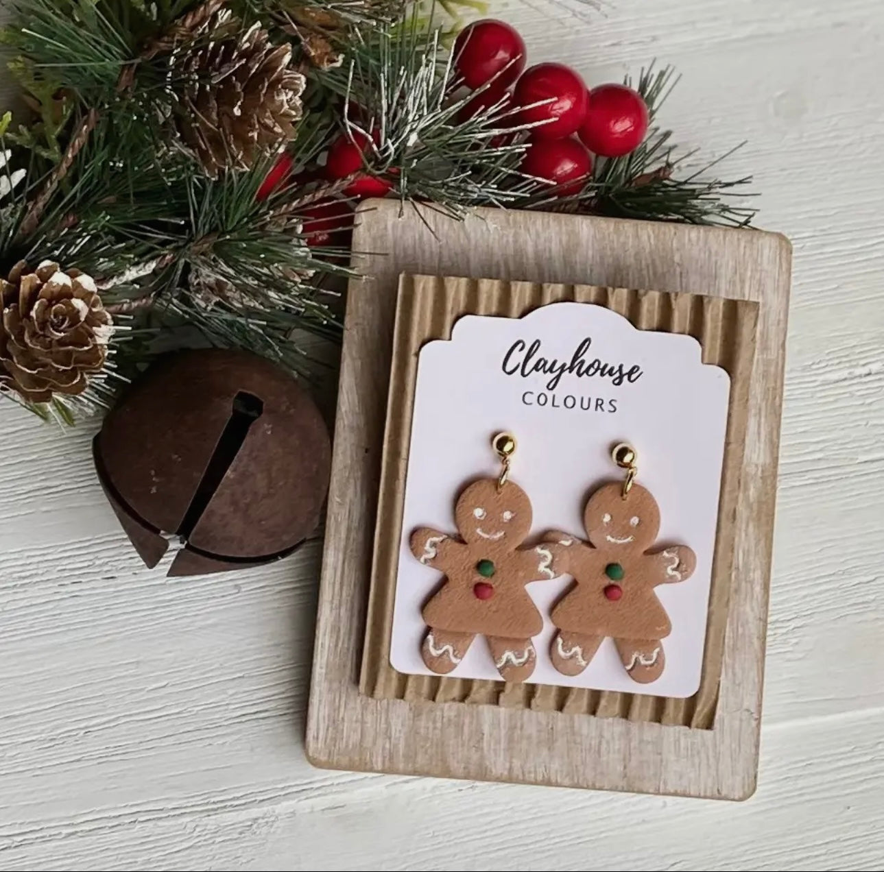 HOLIDAY CLAY EARRINGS