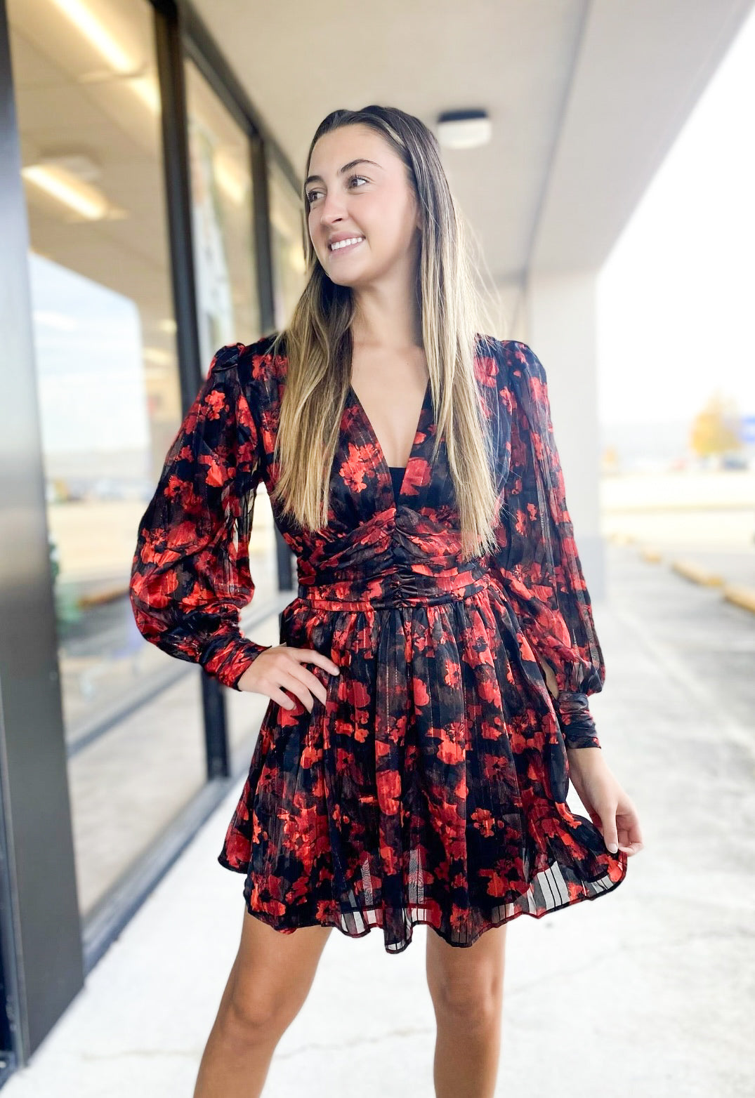 FALLING FOR FLORALS DRESS 0065