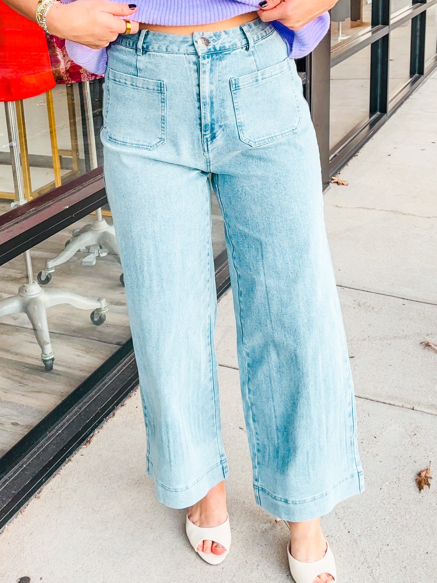 RUN TO ME DENIM PANTS