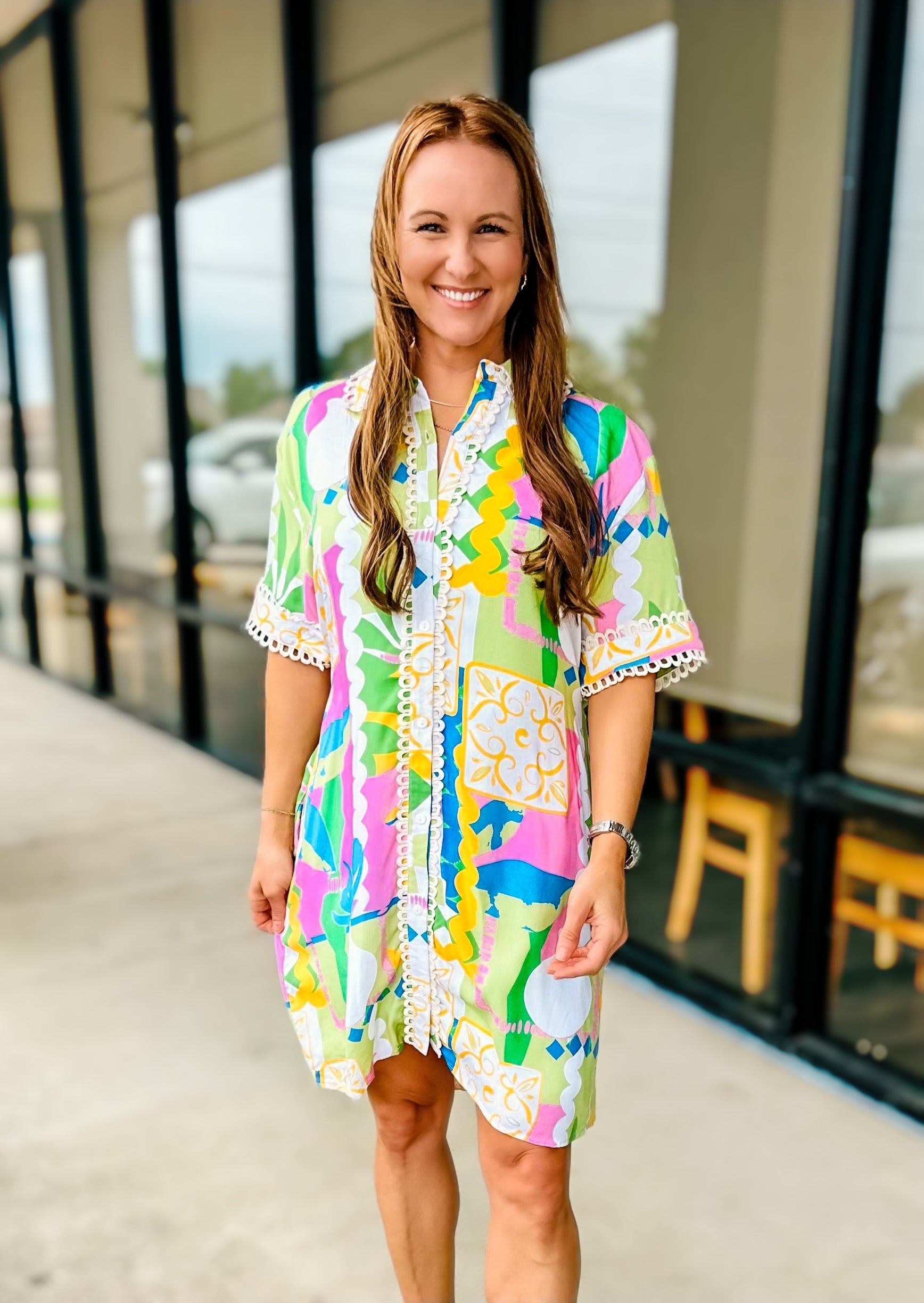 PLAYFUL ROPE BELT DRESS