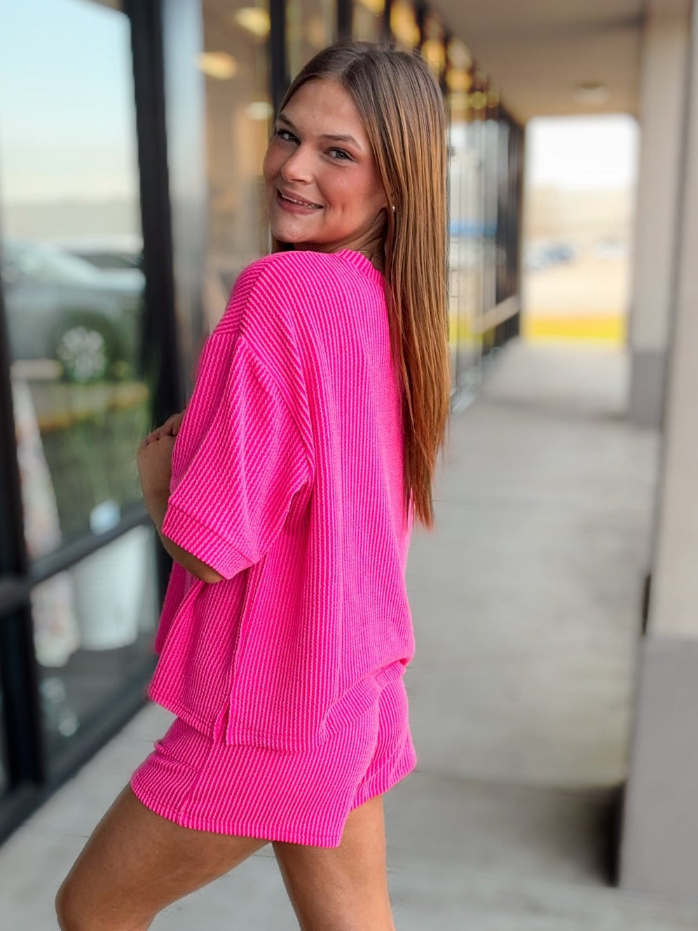 ALL GOING WELL RIBBED SET