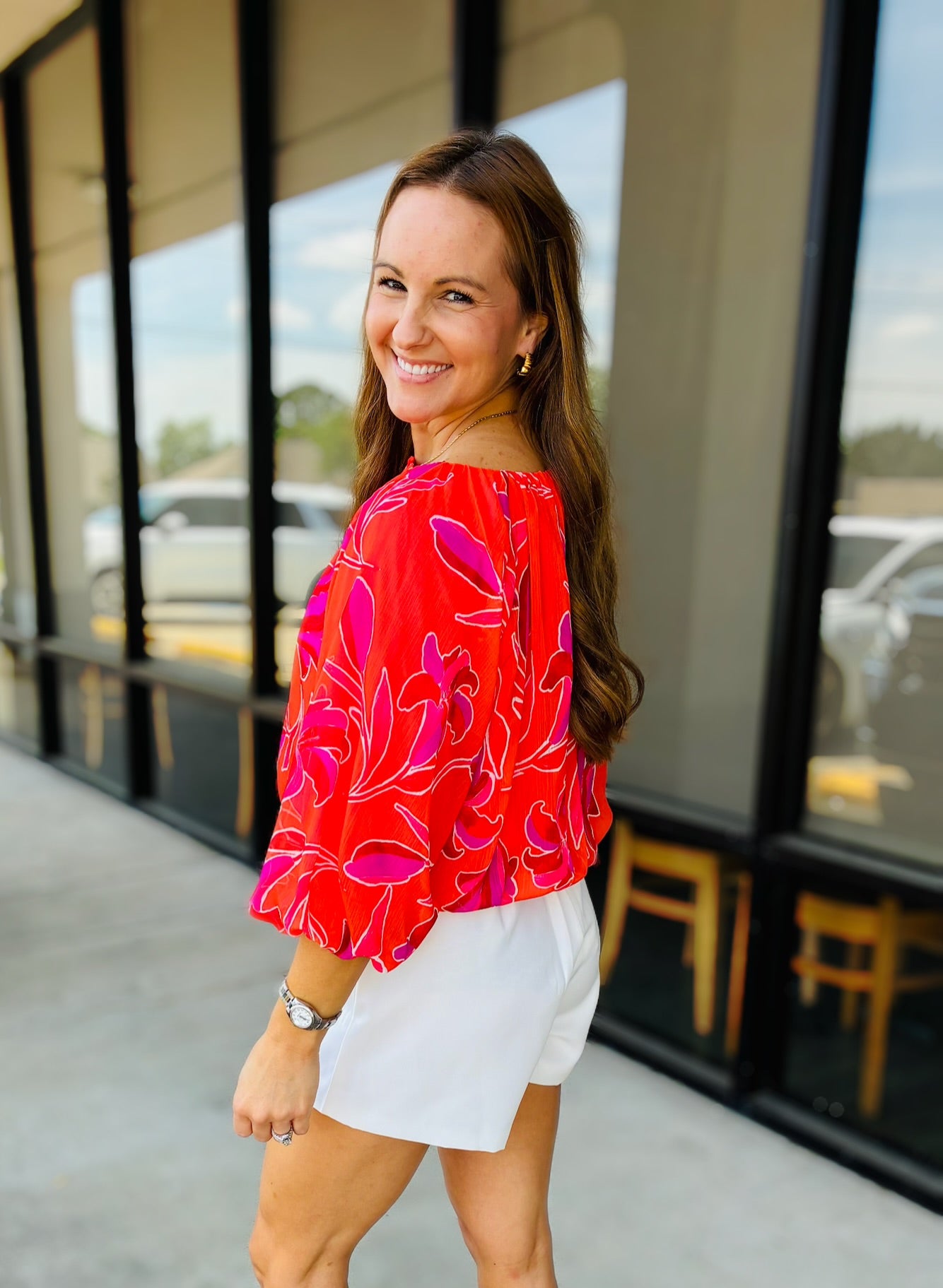 FLOWY FLOWER TOP