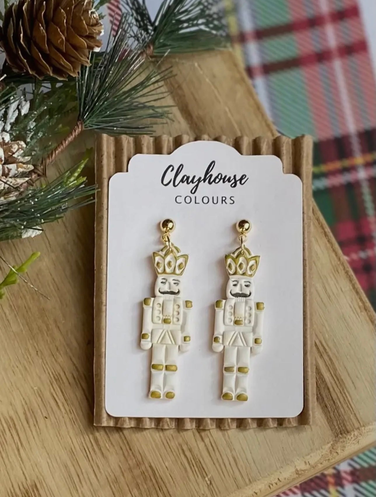 HOLIDAY CLAY EARRINGS