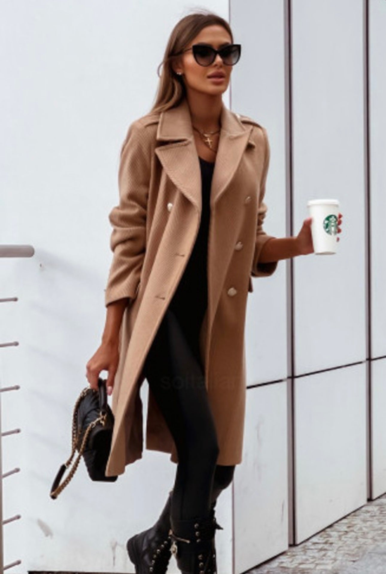 REFINED CHIC MID LENGTH COAT