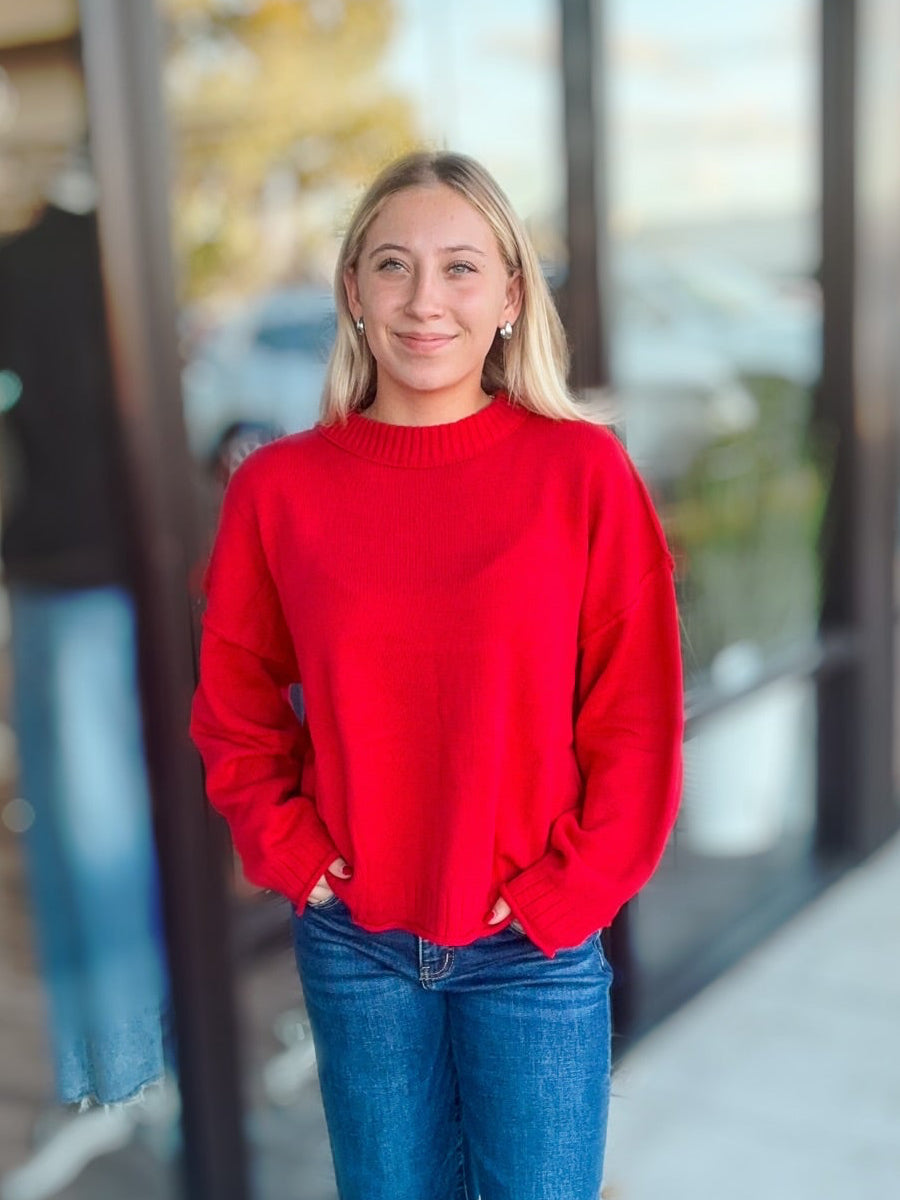 PEPPERMINT LATTE SWEATER