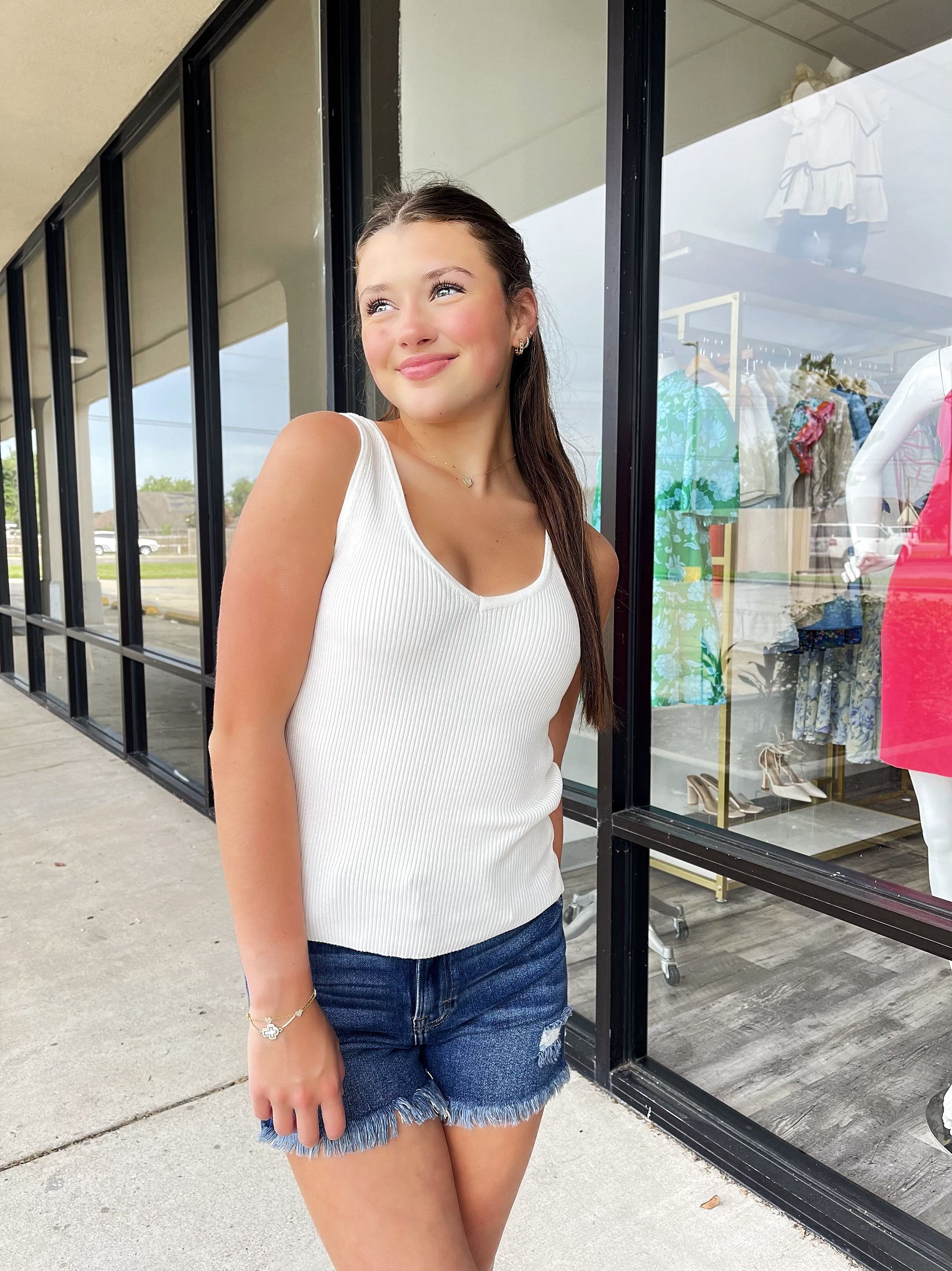 HEIDI RIBBED TANK 3136