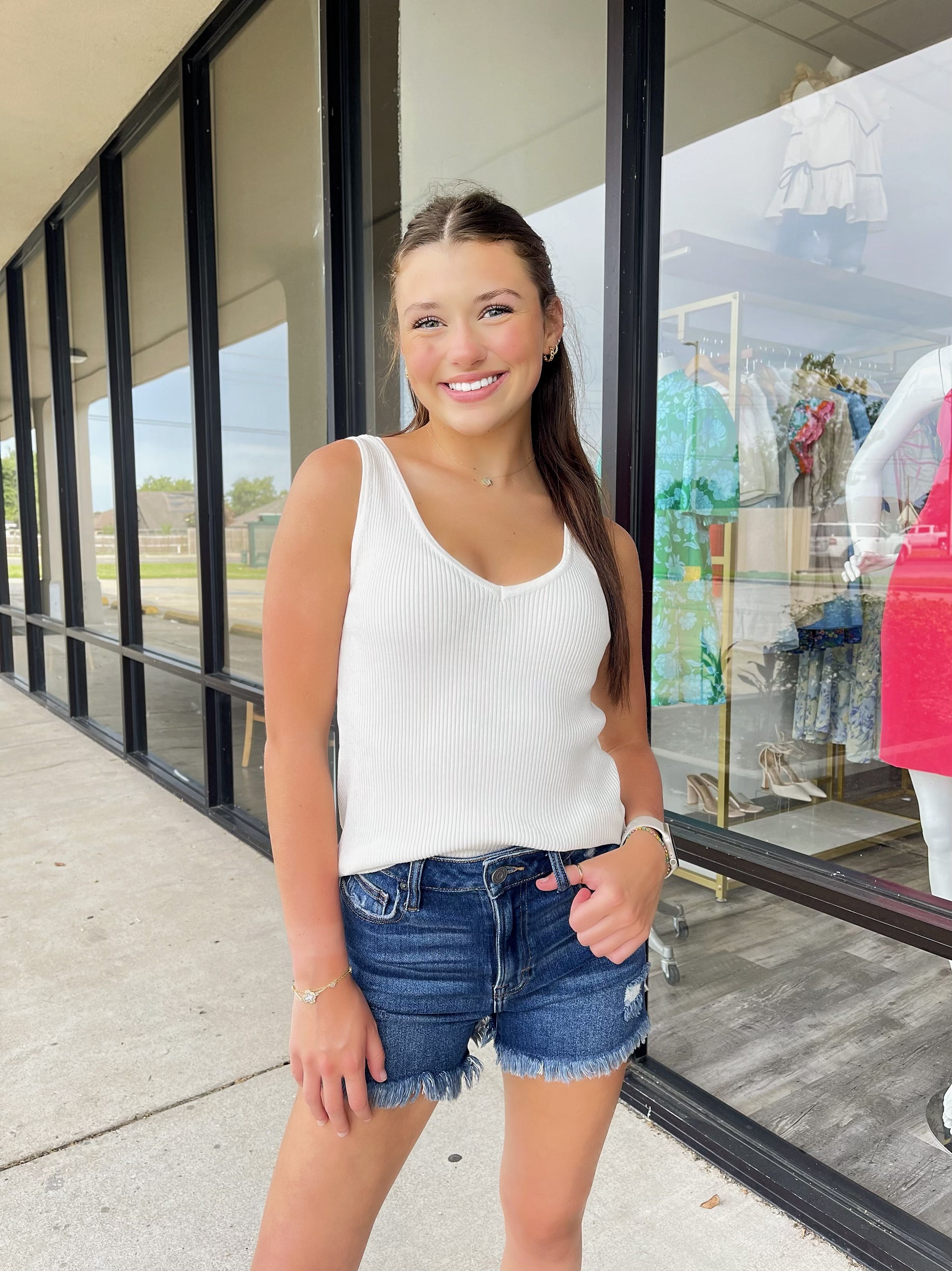 HEIDI RIBBED TANK 3136