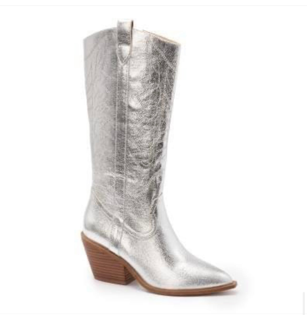 HOWDY SILVER METALLIC BOOT