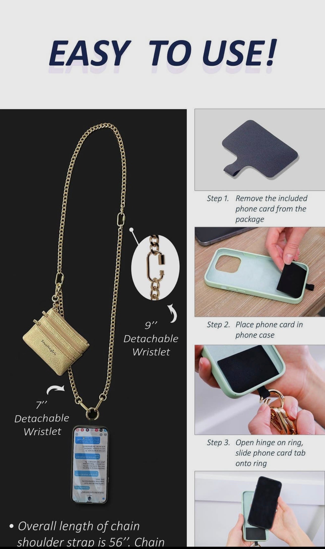 CLIP & GO CHAIN